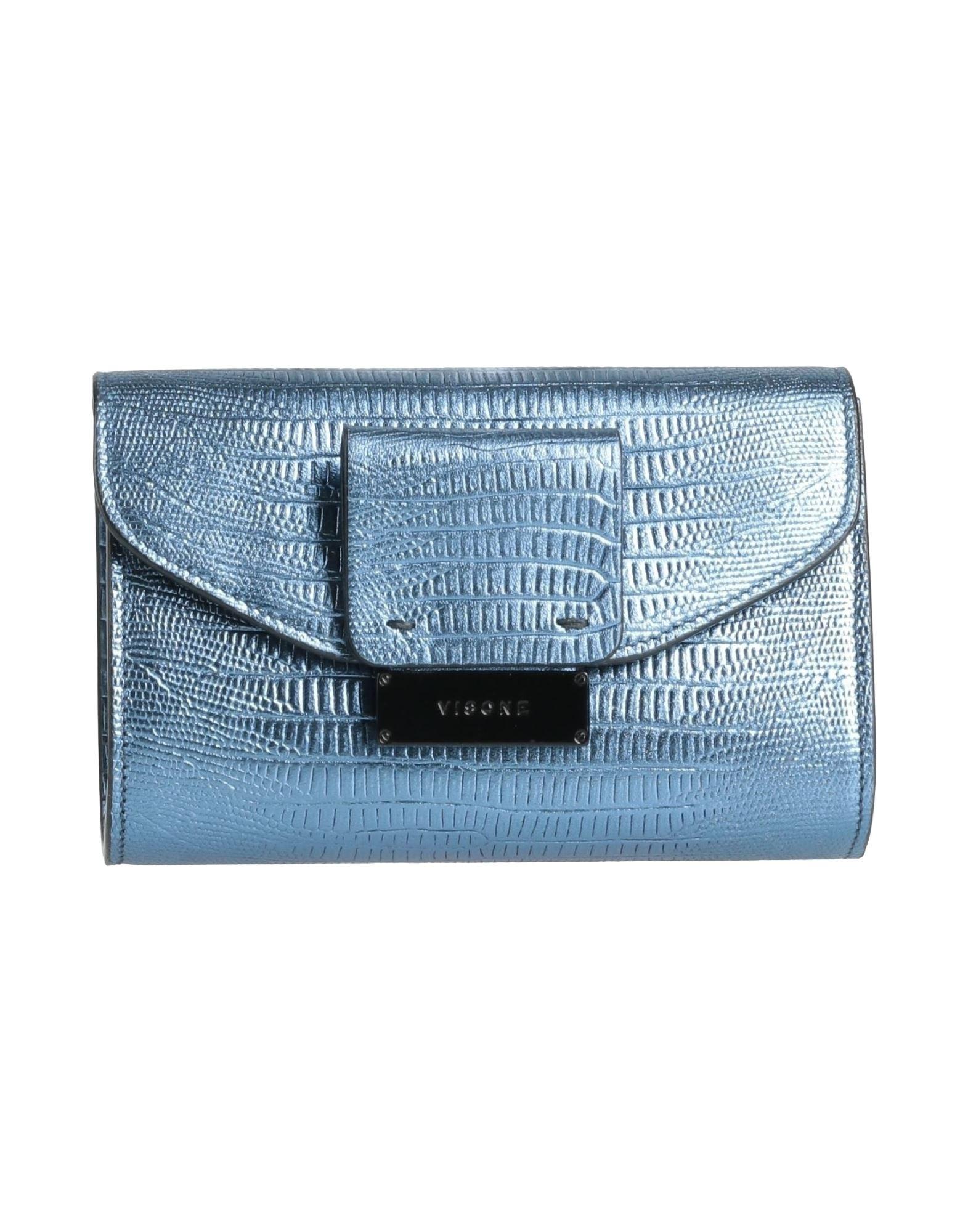 Bolso de mano de VISONE de color Azul carteras y bolsos de fiesta de Mujer Bolsos de Bolsos de mano 