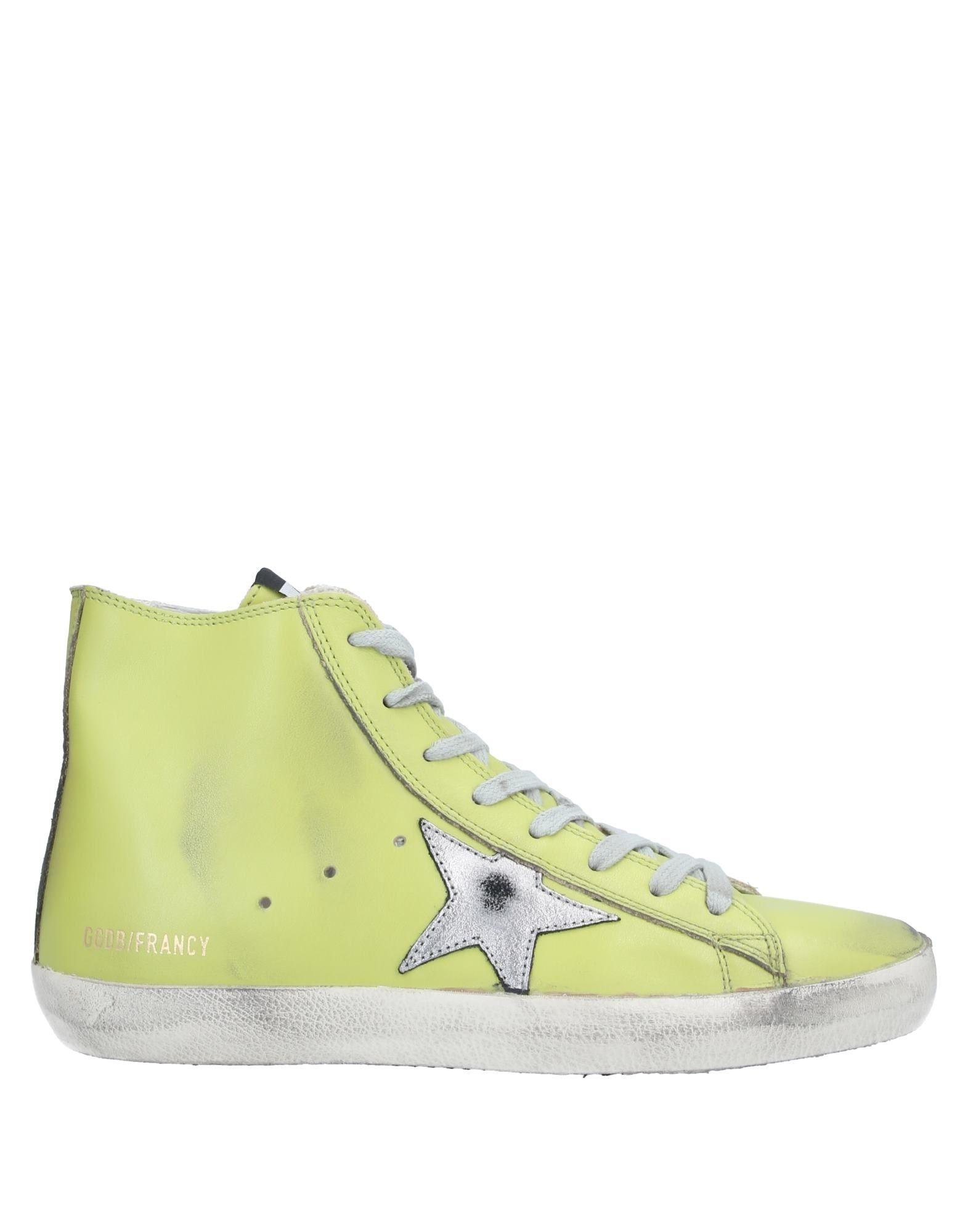 Golden Goose Deluxe Brand Leather Hightops & Sneakers in Light Yellow