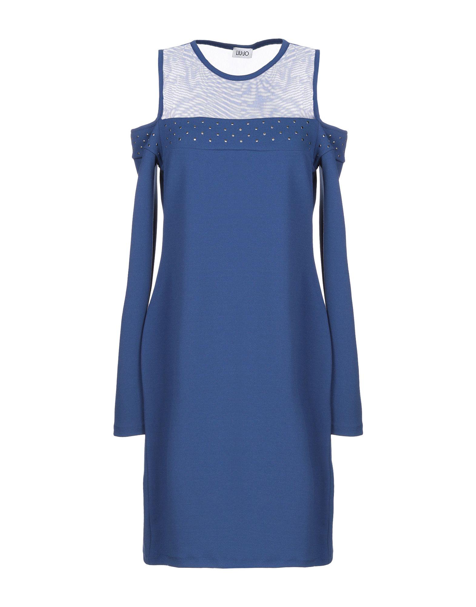 Liu Jo Tulle Short Dress in Blue - Lyst