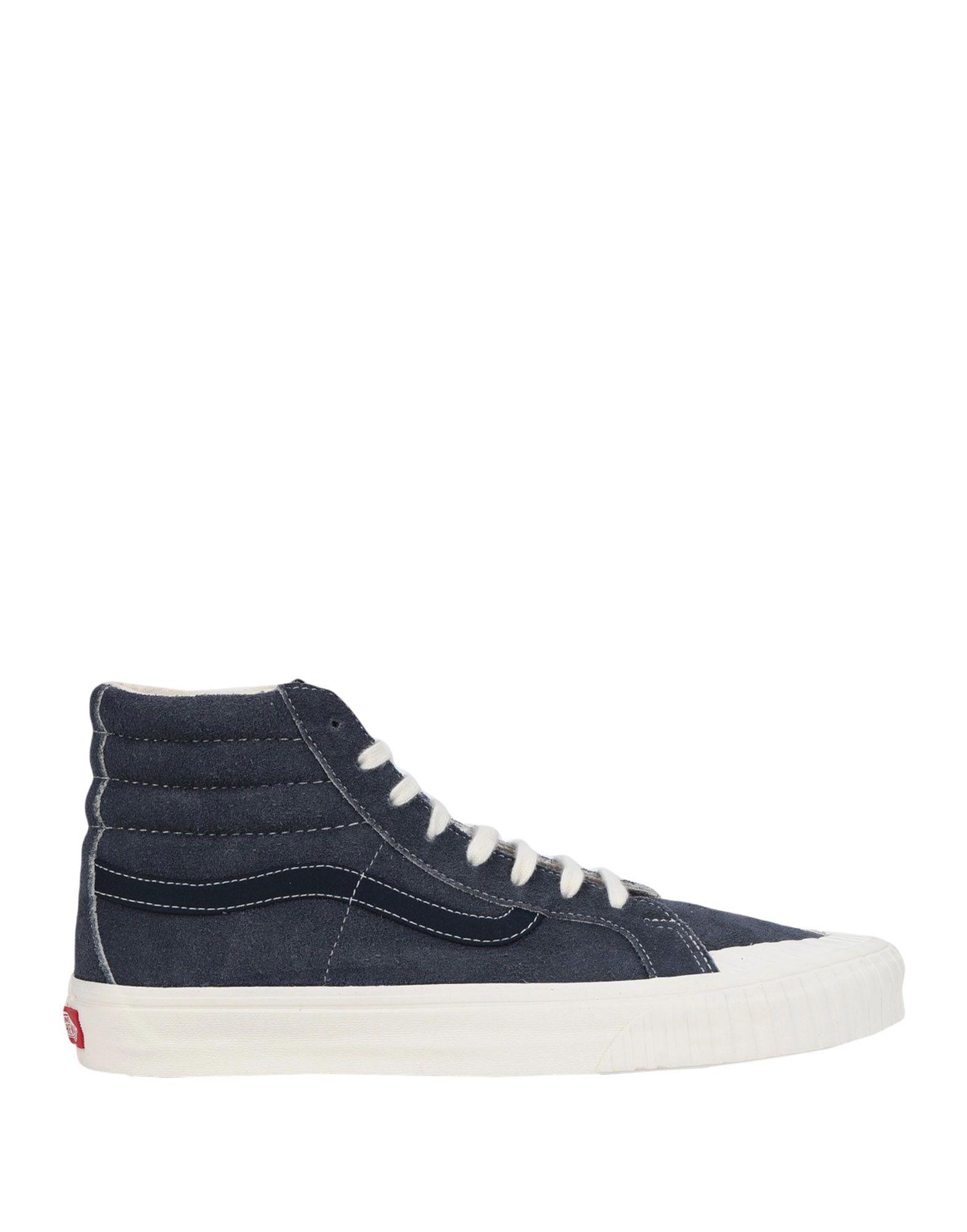 vans blue suede high tops