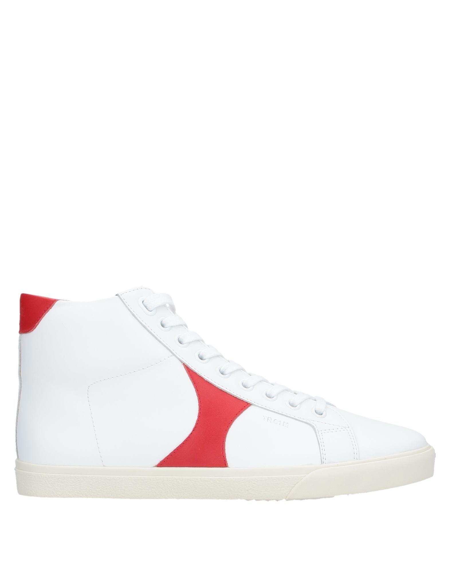 Celine Leather High-tops & Sneakers in White - Lyst