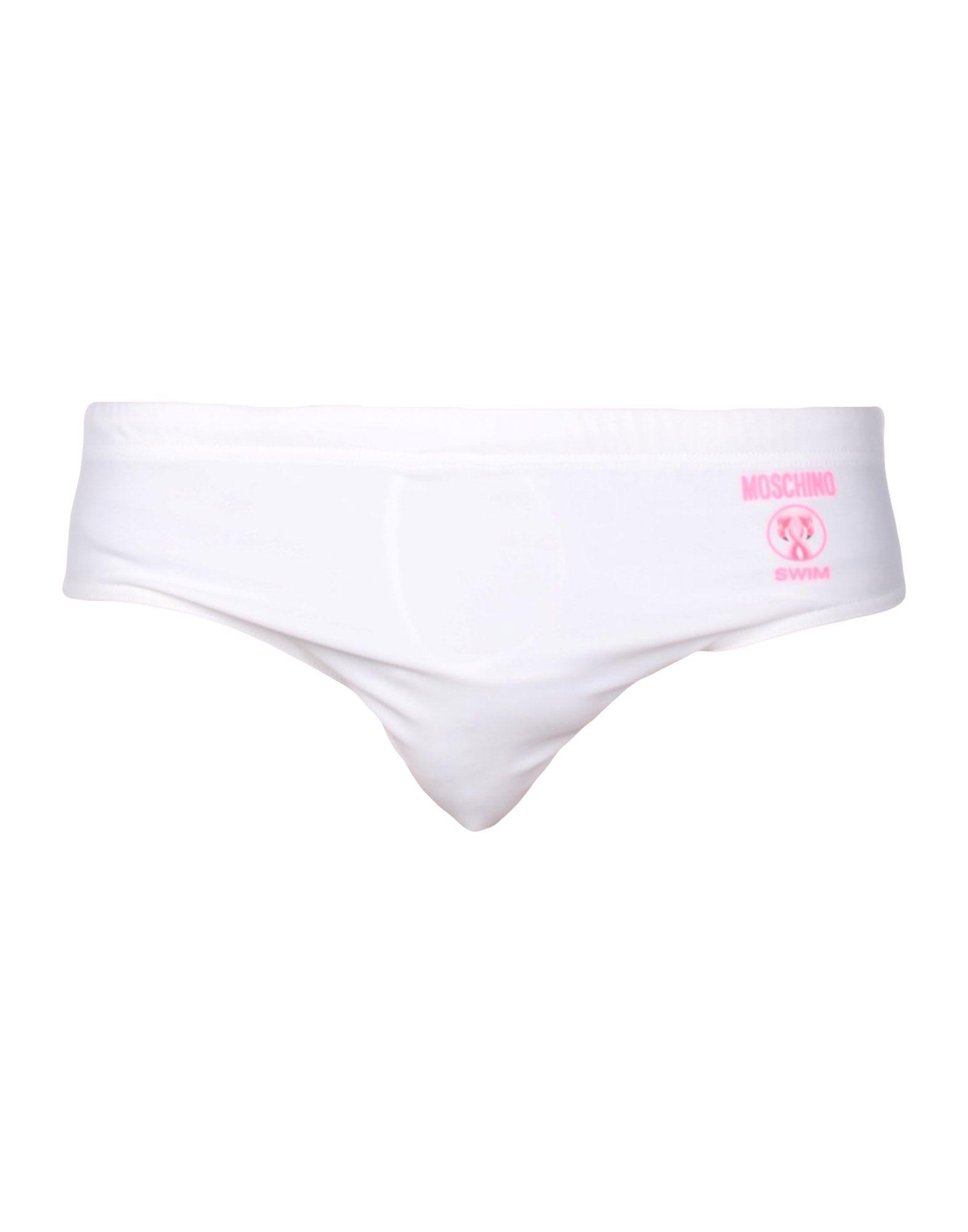 Lyst Moschino Swim Briefs in White for Men