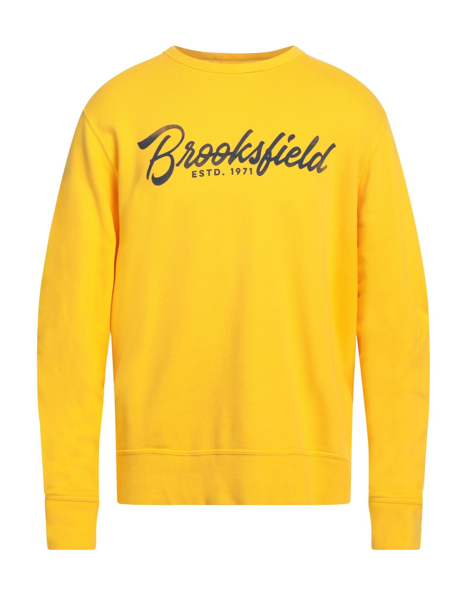 Brooksfield Sweatshirt in Yellow for Men | Lyst