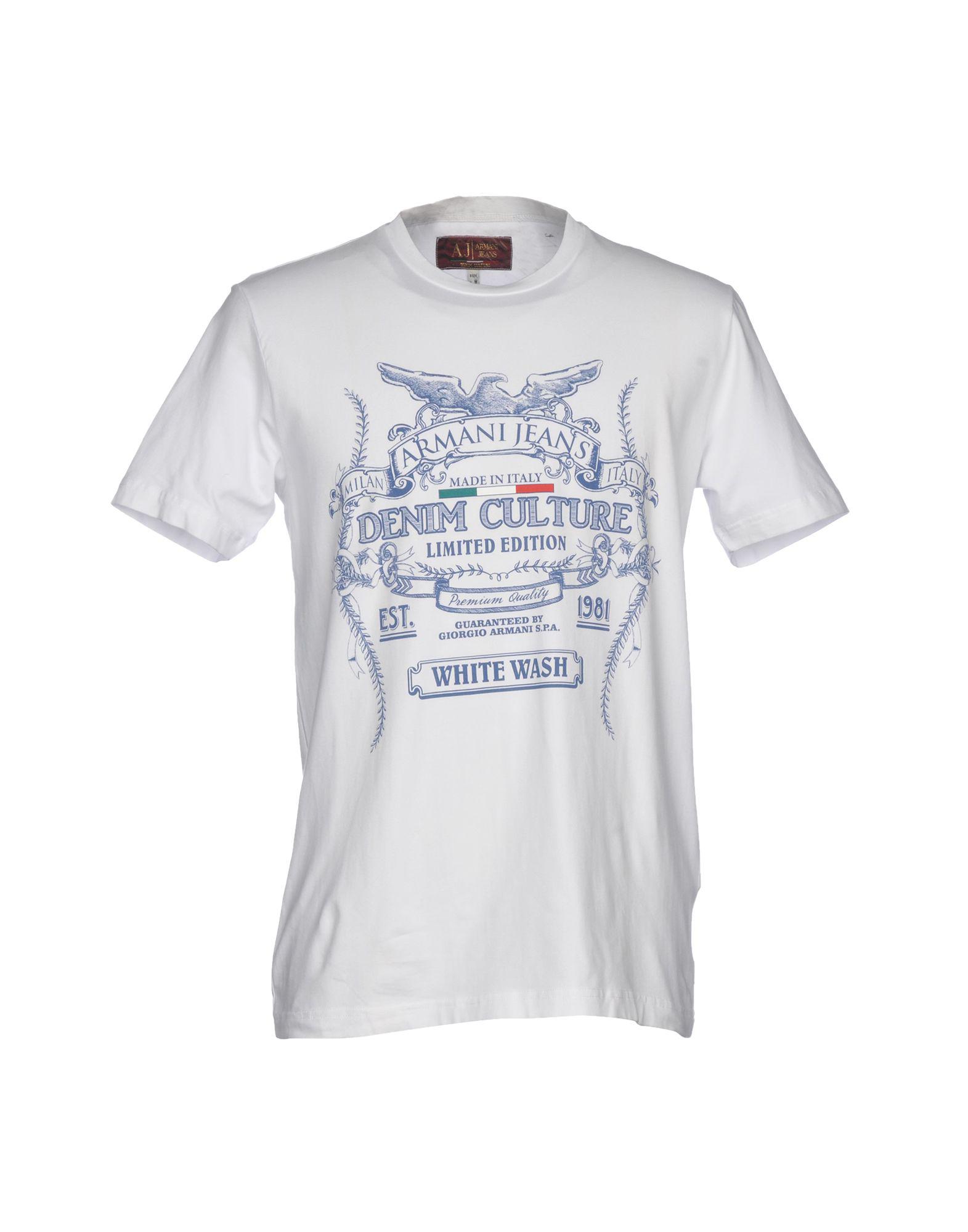 armani jeans white t shirt