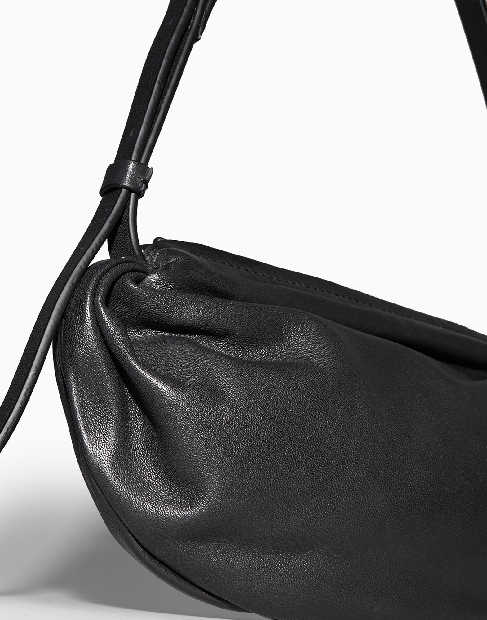 Courrèges Shoulder Bag In Black Leather