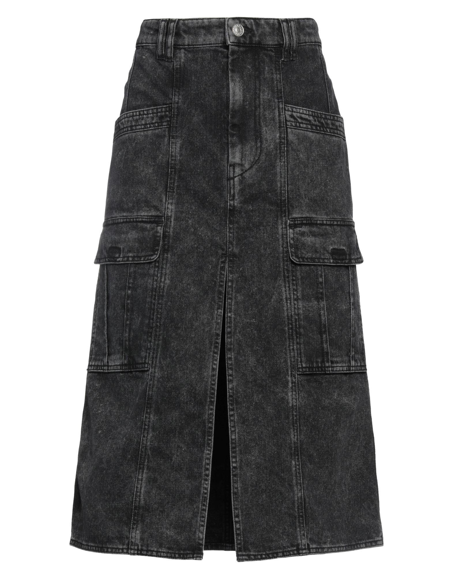 Isabel Marant Denim Skirt in Gray | Lyst