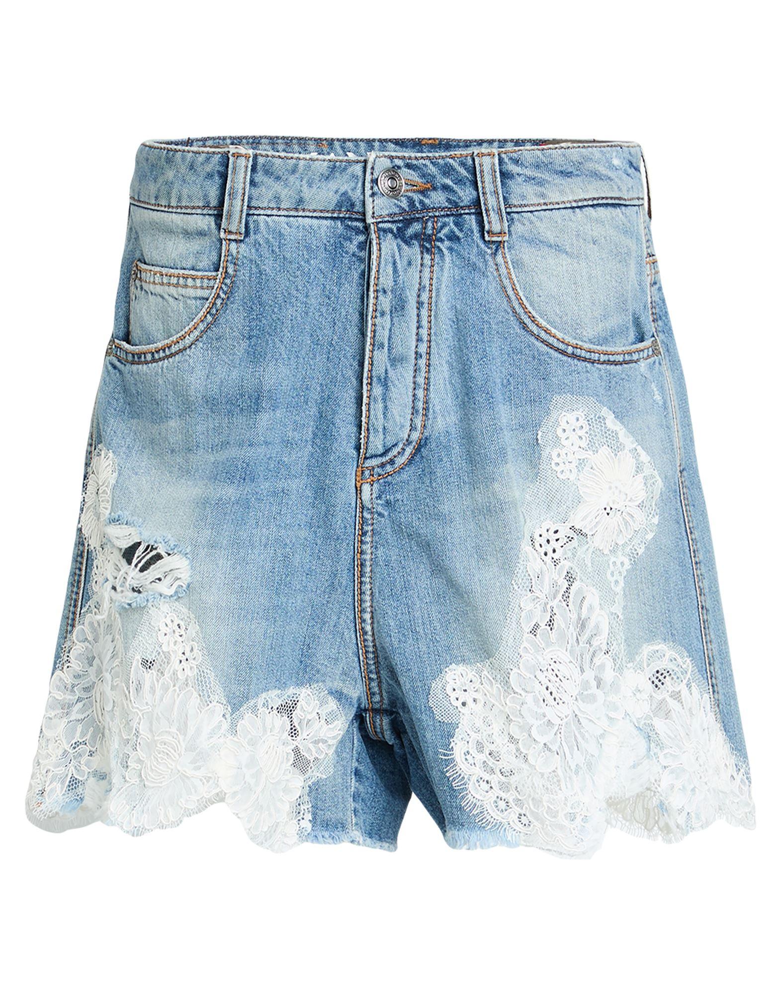 ショートパンツ ERMANNO SCERVINO Women Shorts Burmudas D466P325ILM 60920 B Ermanno Scervino Jean and denim shorts for Women | Online