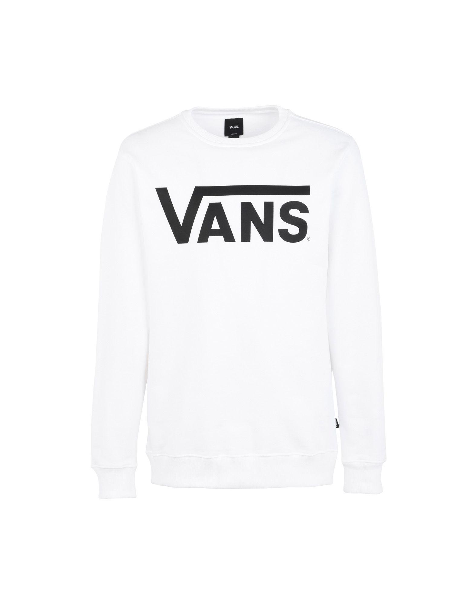 Vans Cotton Sweatshirt in White for Men 