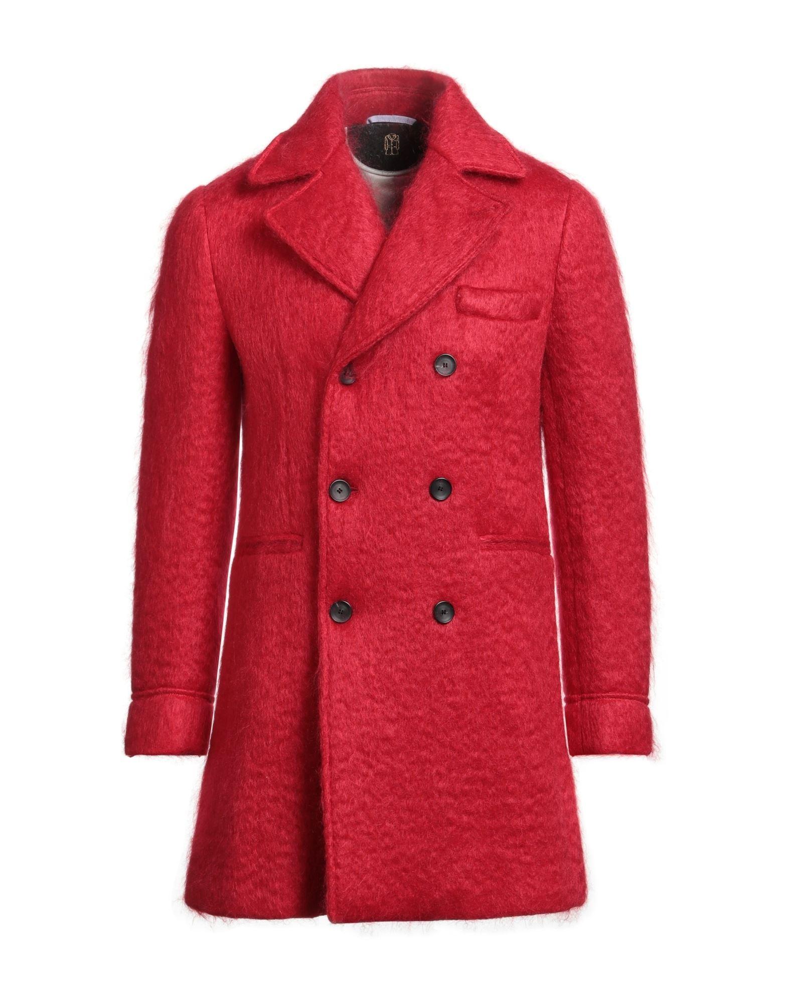 Trenchcoat Weinrot Mantel Herren Herren-Mäntel – Rot Lyst AT