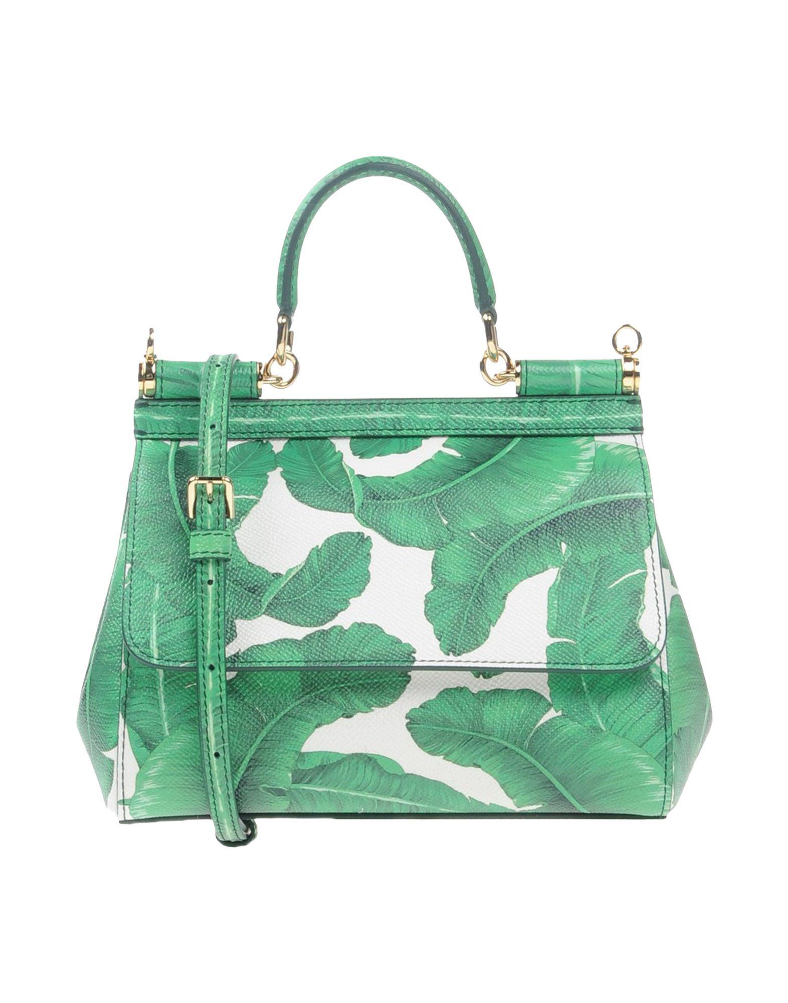 Dolce & Gabbana Leather Handbag in Green Lyst