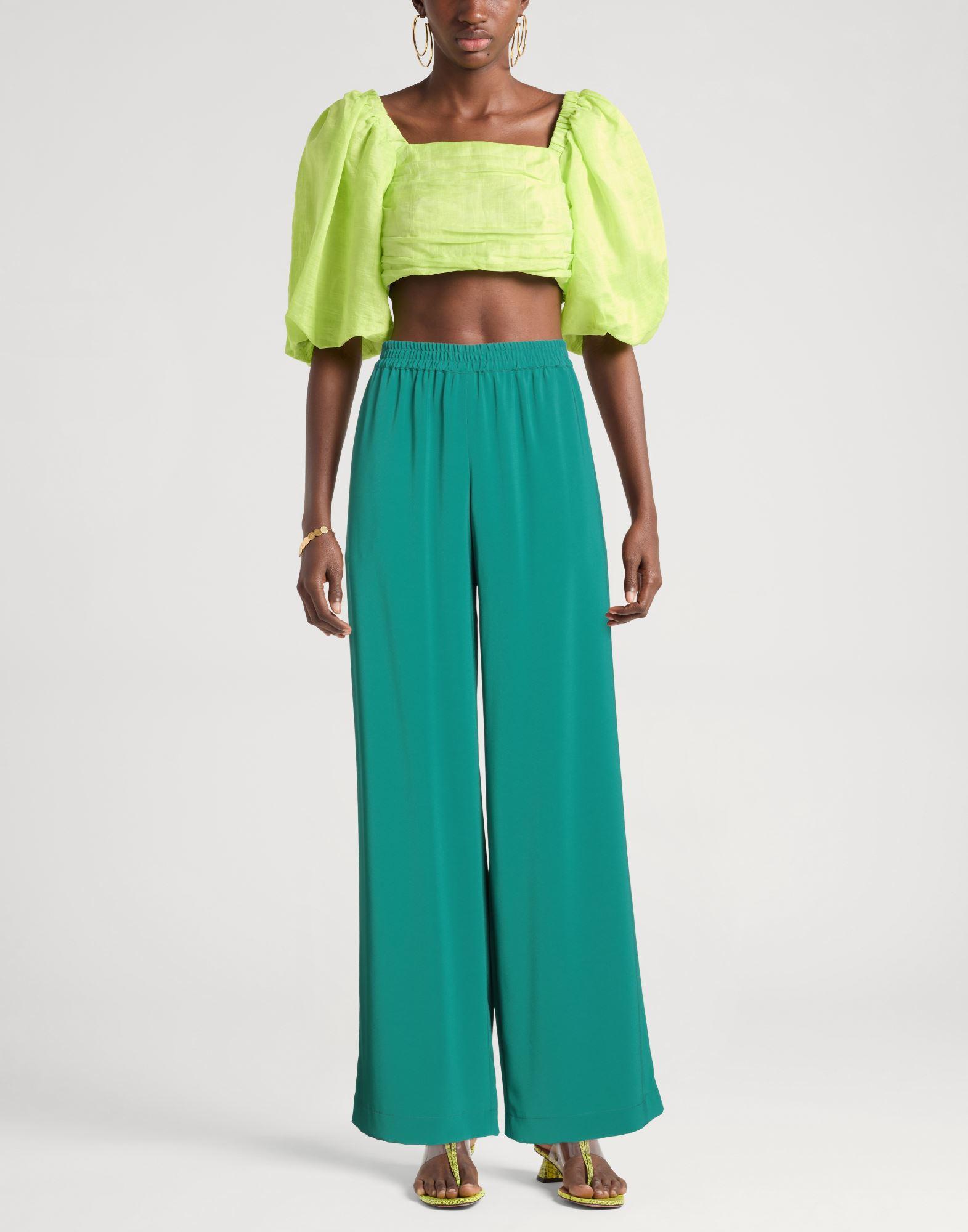 Emerald Green Pants for Women | Lyst