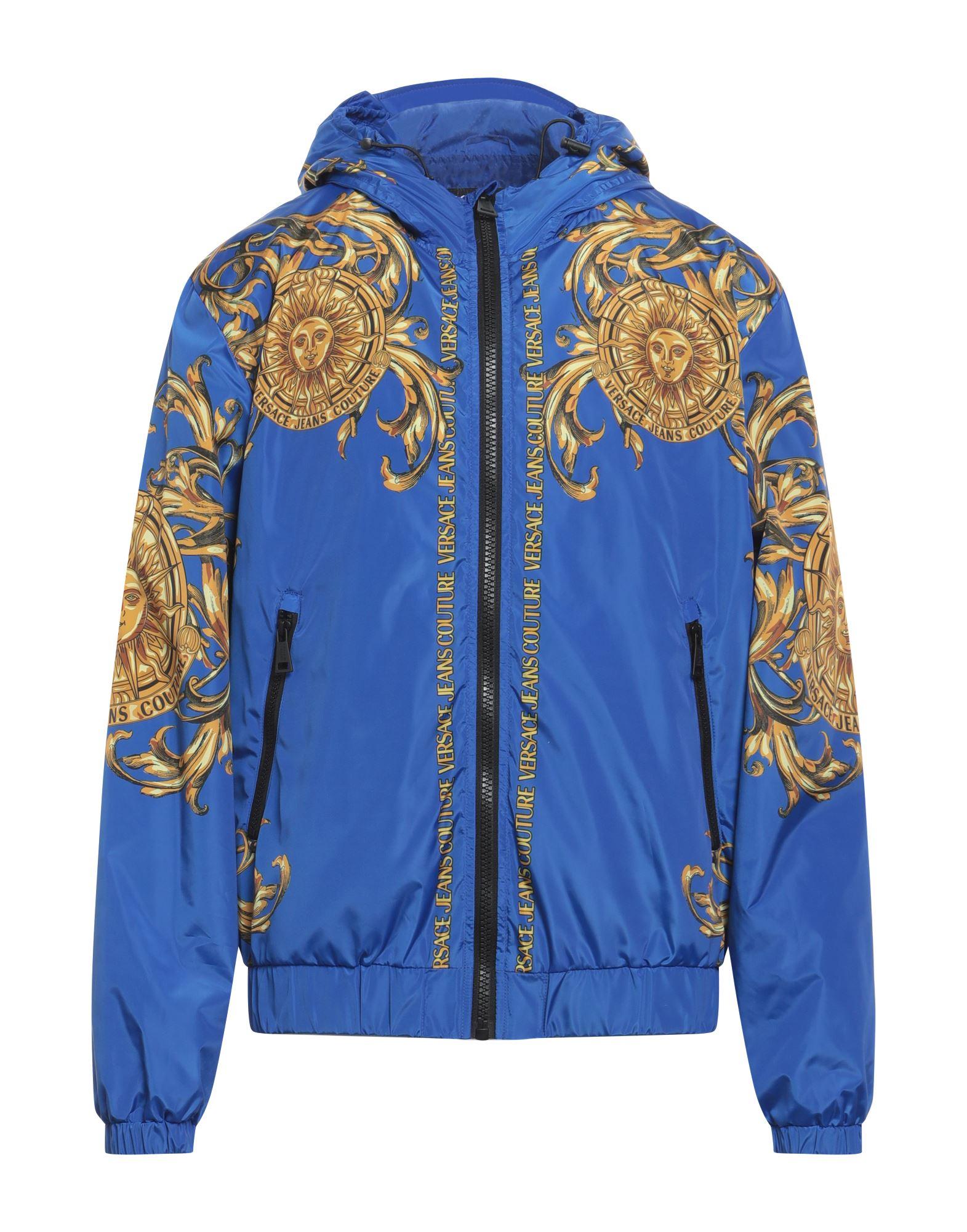 Accor Regn opretholde Versace Jeans Couture Jacket in Blue for Men | Lyst