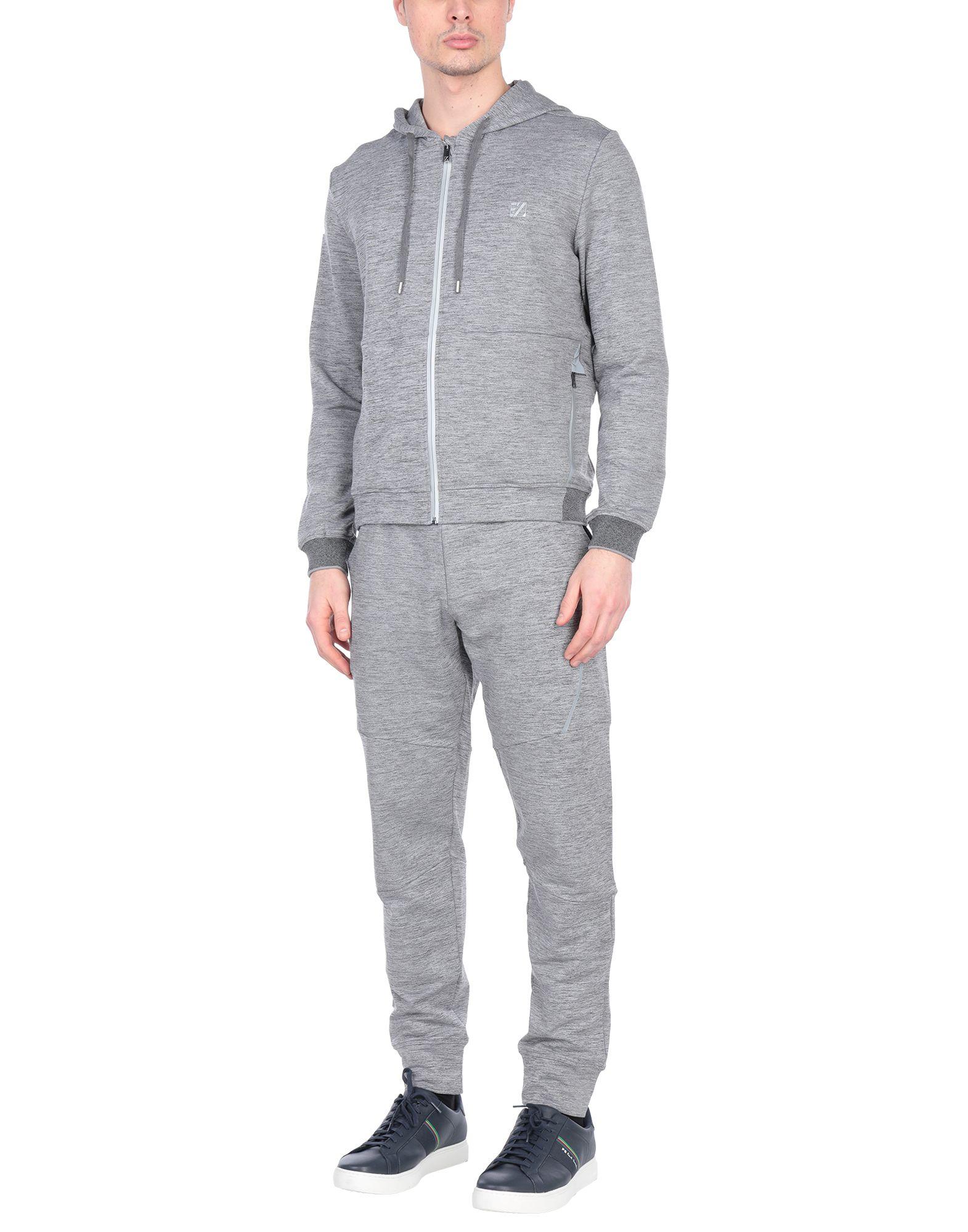 all gray sweatsuit