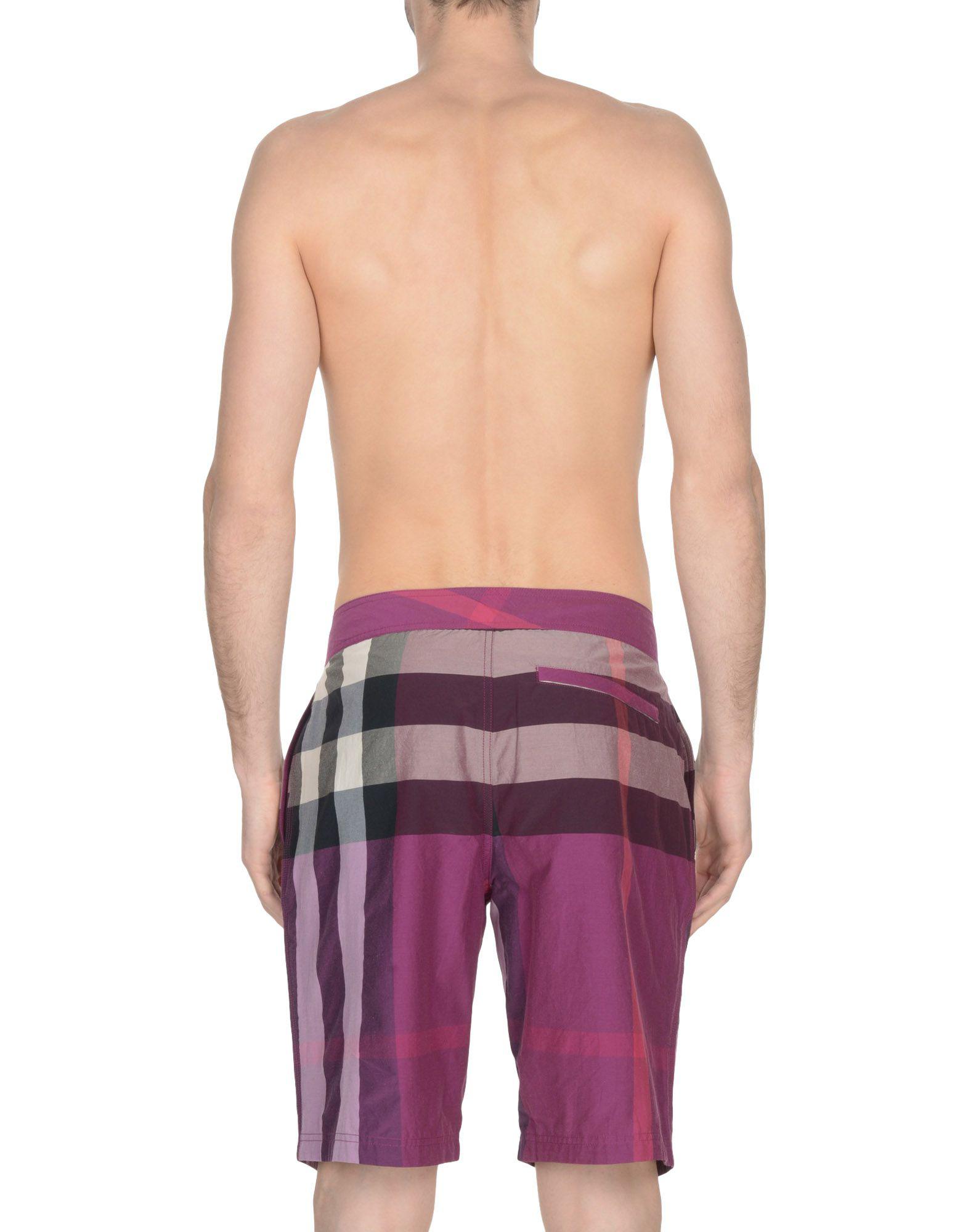 Burberry shorts purple Clearance