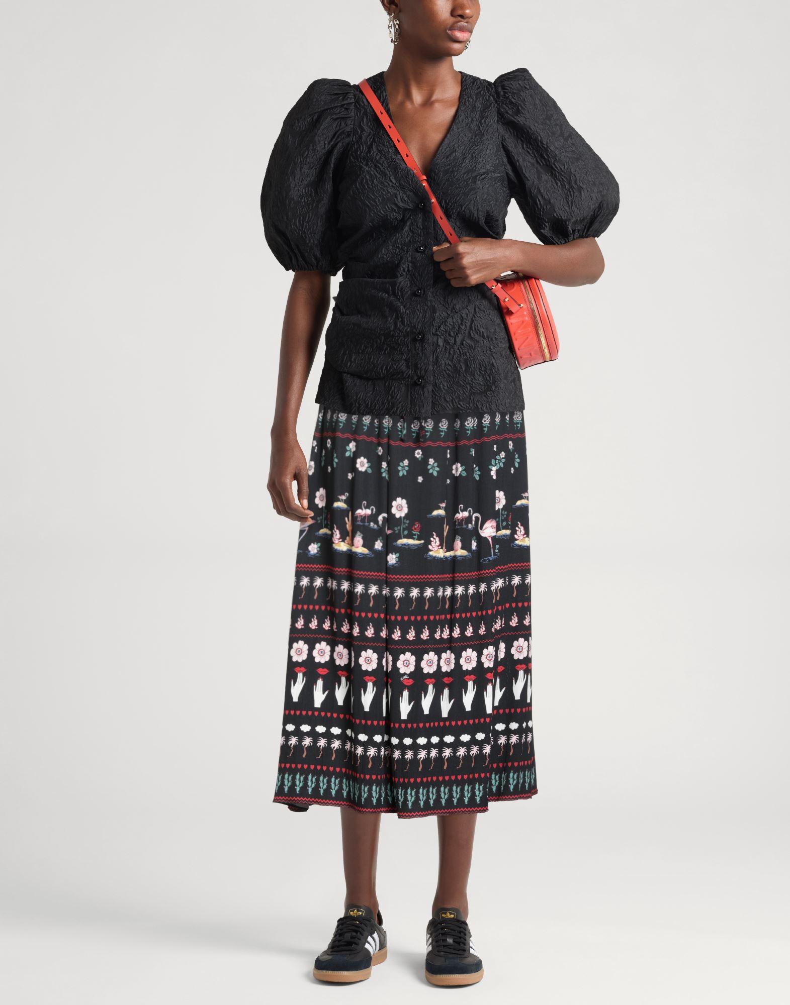 ワンピース VIVETTA Women Mid Skirts VS2AB0131TE057 9000 BLACK Black Vivetta Mid-length skirts for Women | Online Sale up to 83