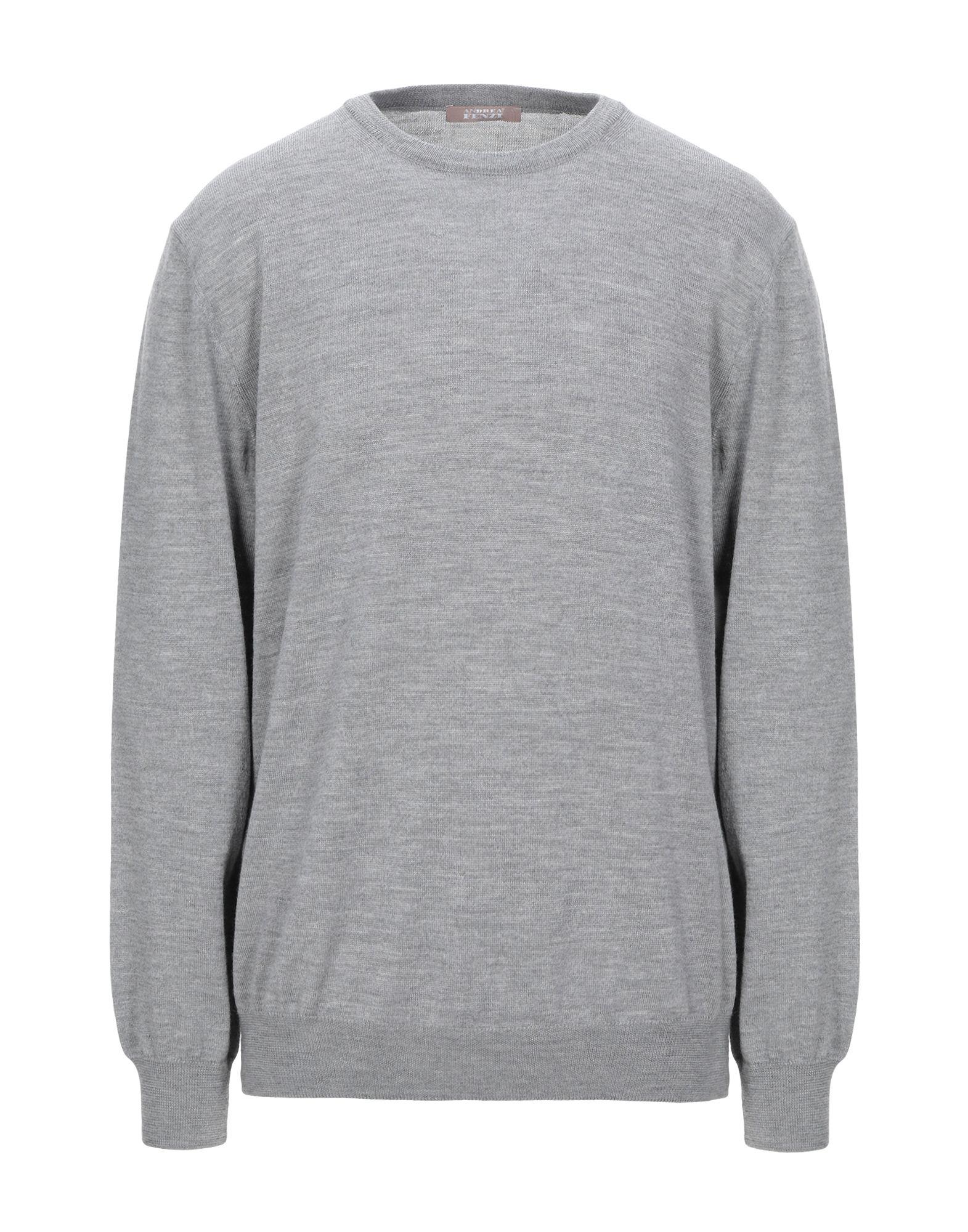 Andrea Fenzi Wool Sweater in Grey (Gray) for Men - Lyst