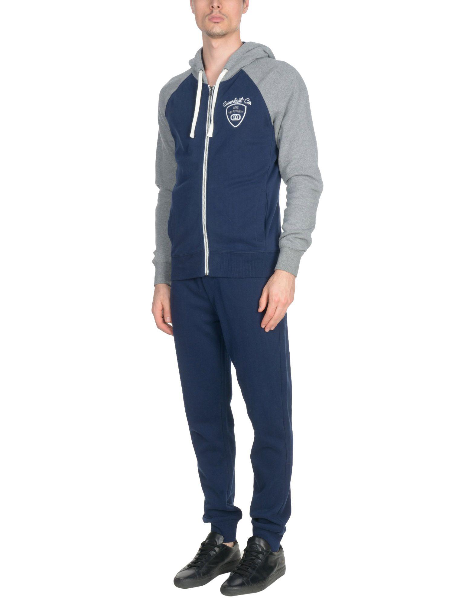 dark blue sweatsuit