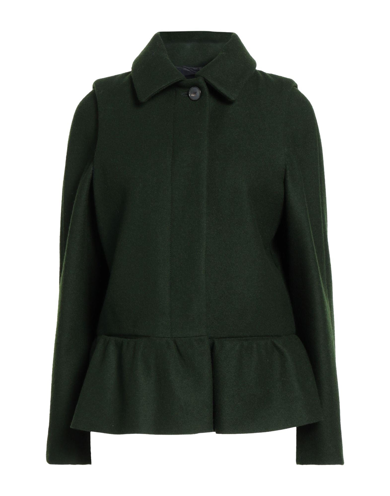 Schneiders Wool Coat in Dark Green (Green) | Lyst