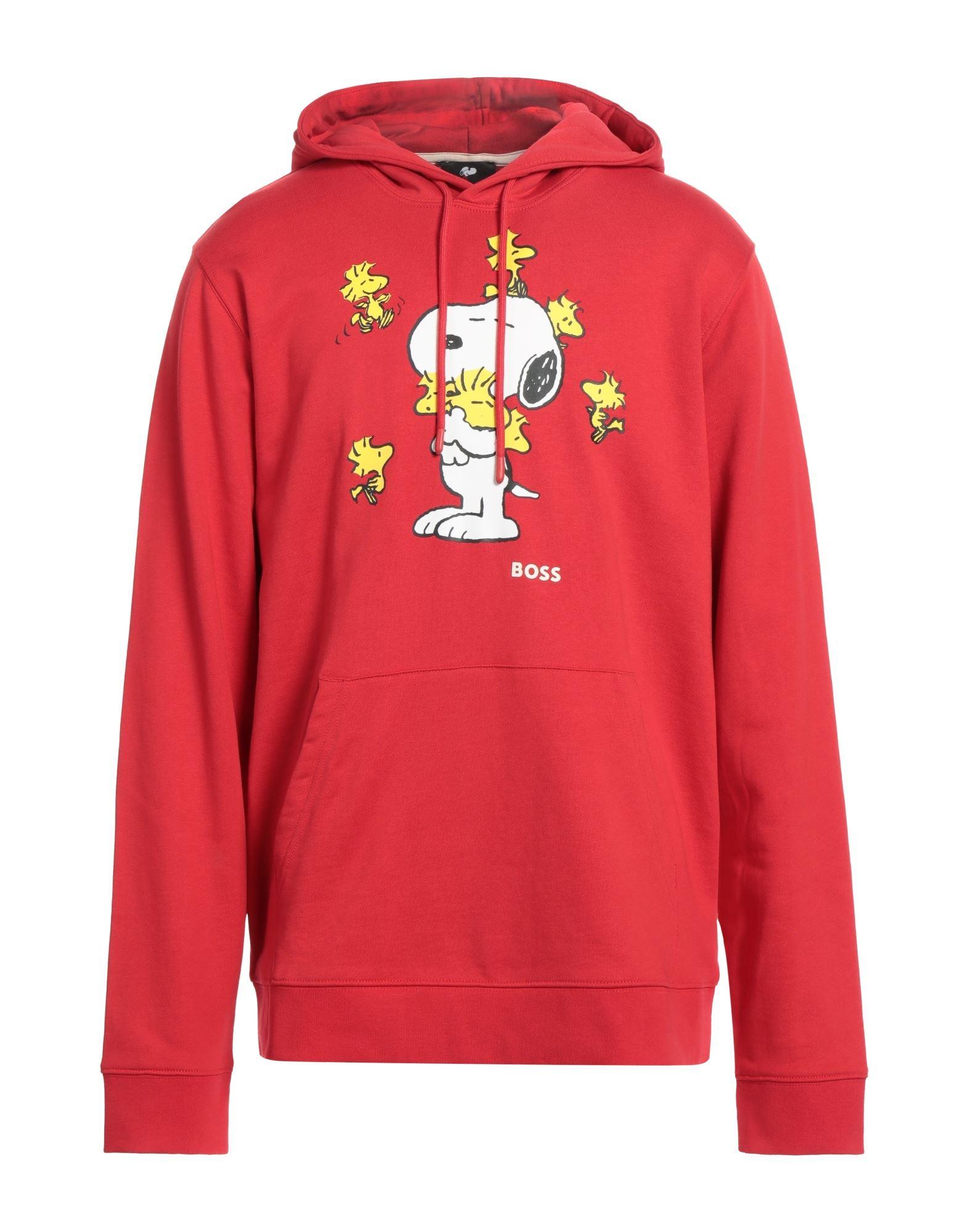 Hugo boss top sweatshirt red