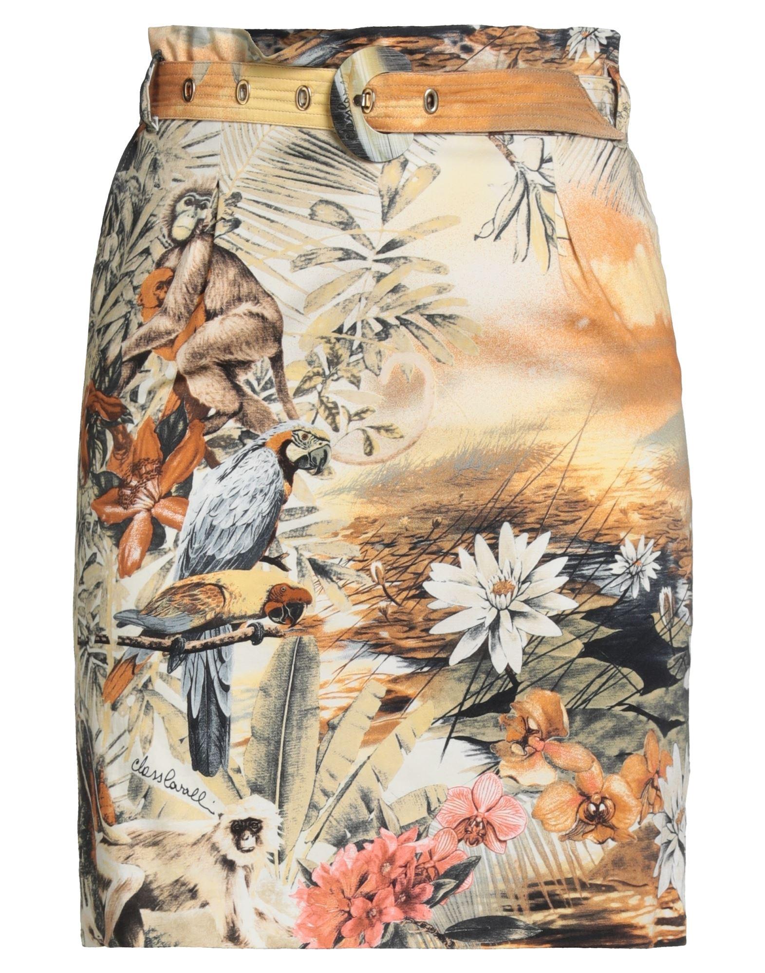 ワンピース ROBERTO CAVALLI Women Mid Skirts RKT126 BEIGE Roberto Cavalli Skirts for Women | Online Sale up to 74% off