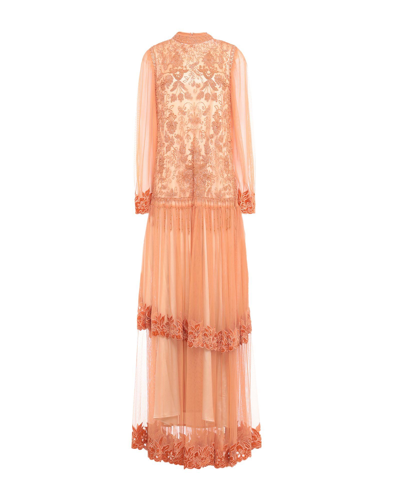 roberto cavalli orange dress