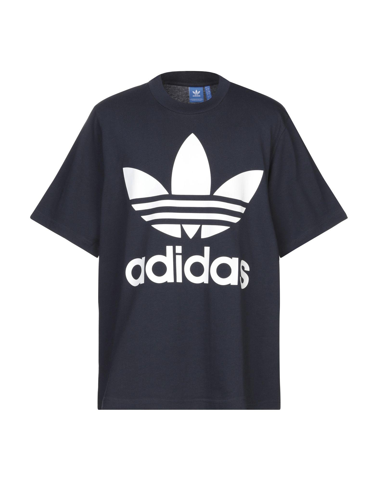 adidas Originals Cotton T-shirt in Dark Blue (Blue) for Men - Lyst