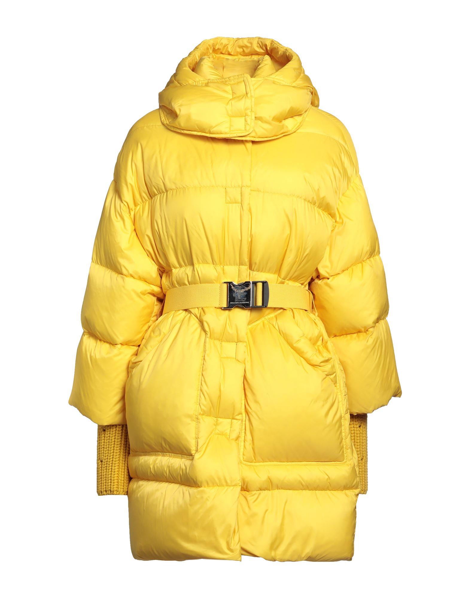Ermanno Scervino Down Jacket in Yellow | Lyst