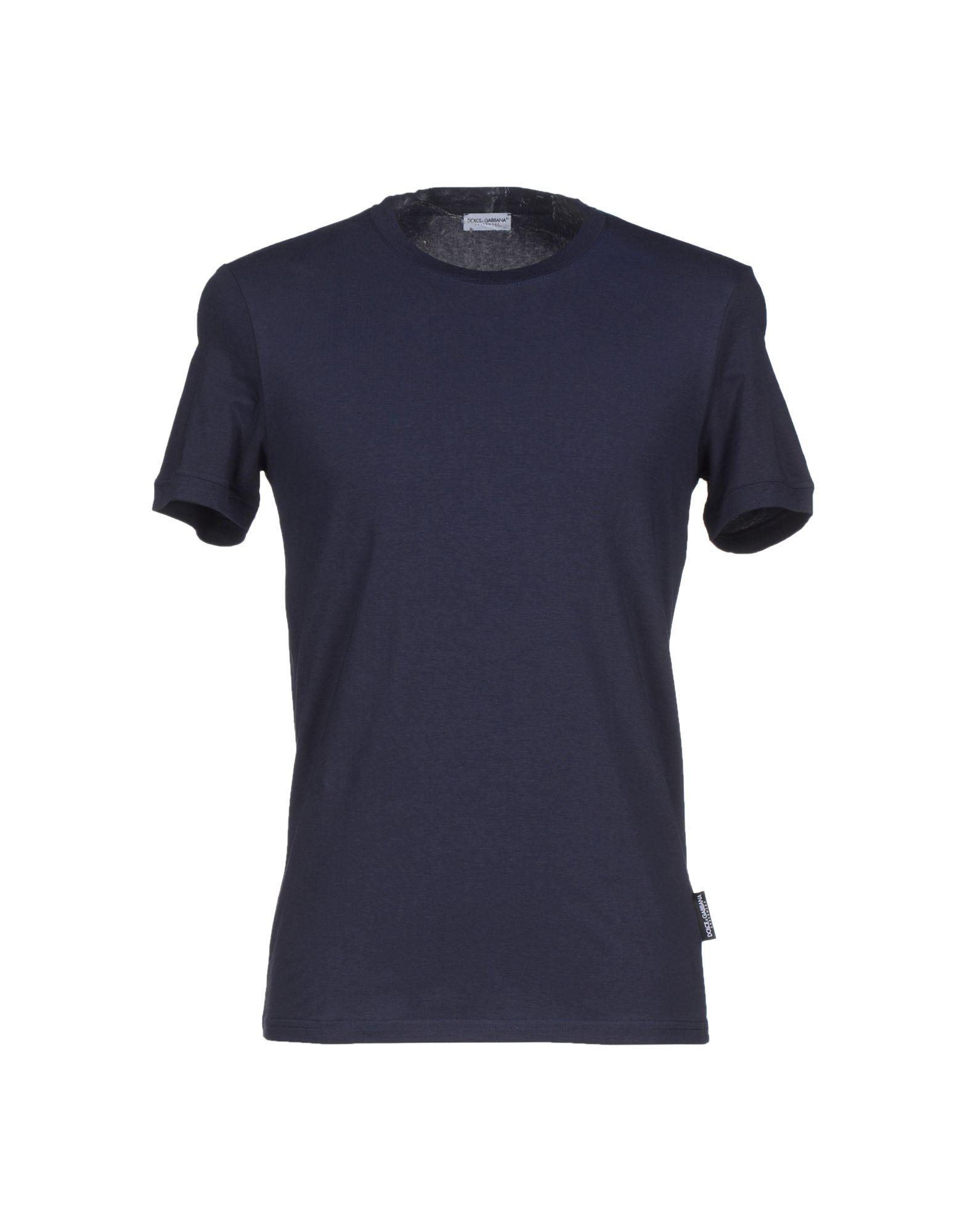 Dolce & Gabbana Cotton Undershirt in Dark Blue (Blue) for Men Lyst