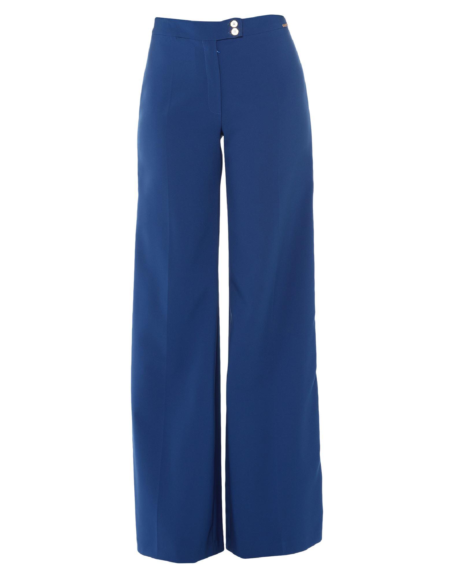 パンツ ELISABETTA FRANCHI Women Straight Pants PA08651E2 DC8 blue ELISABETTA FRANCHI PA07951E2-DC8 Blu woman trousers