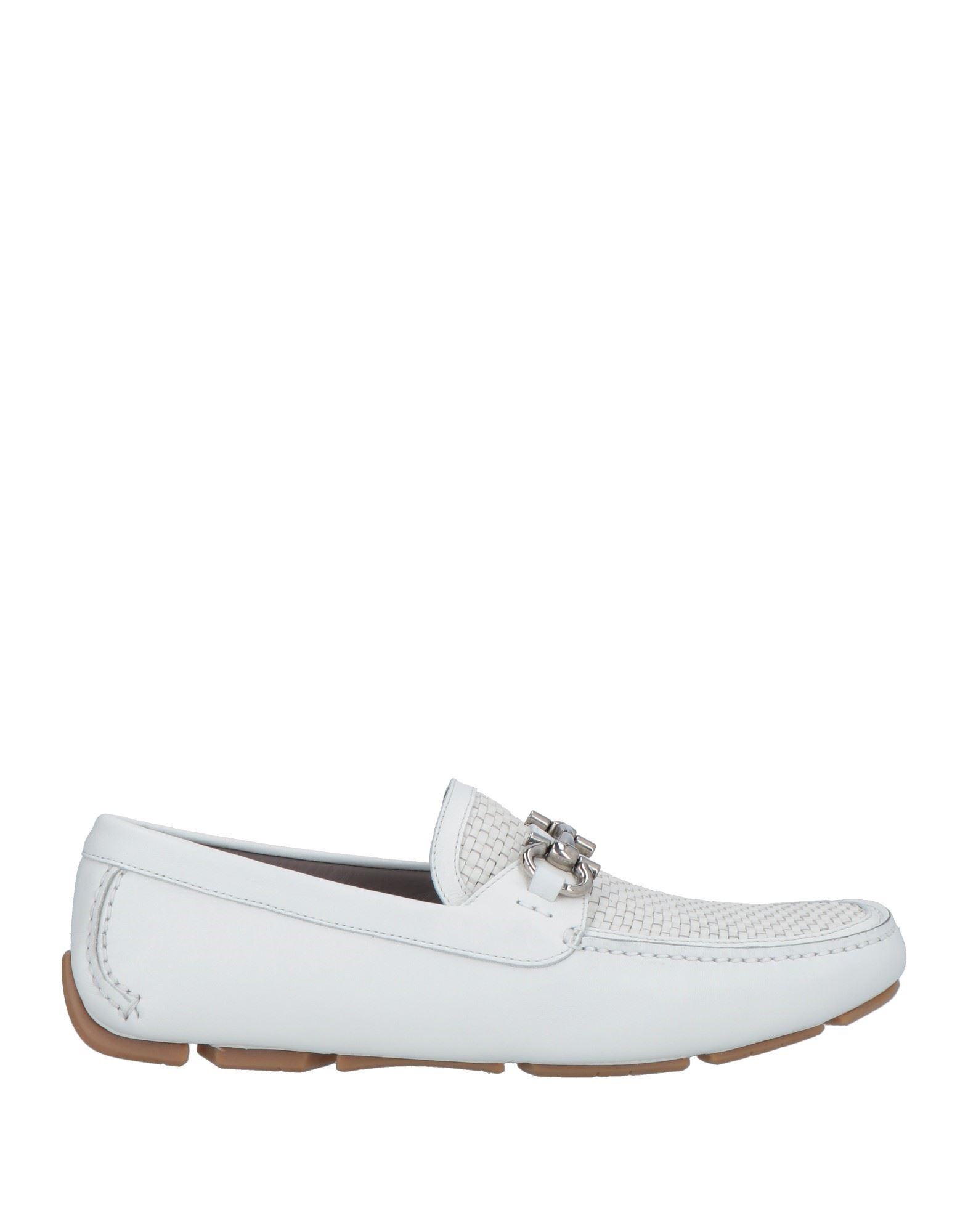 Ferragamo Loafers in White for Men Lyst