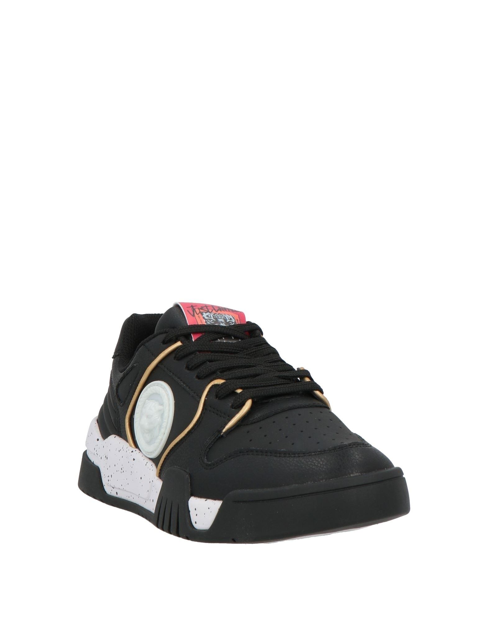 スニーカー JUST CAVALLI Woman Sneakers Black 78RA3SL9ZPA71 899 Just Cavalli Calfskin Sneakers - Black - Women