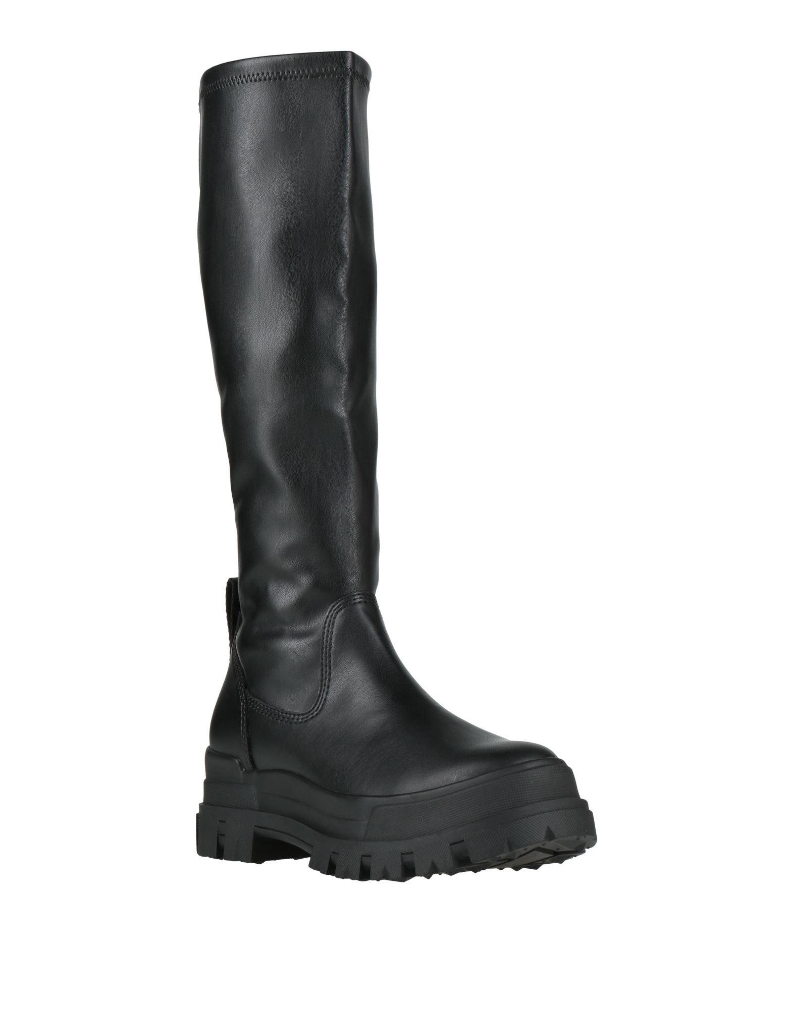 Buffalo - Stivali neri vegan-friendly con suola spessa e zip