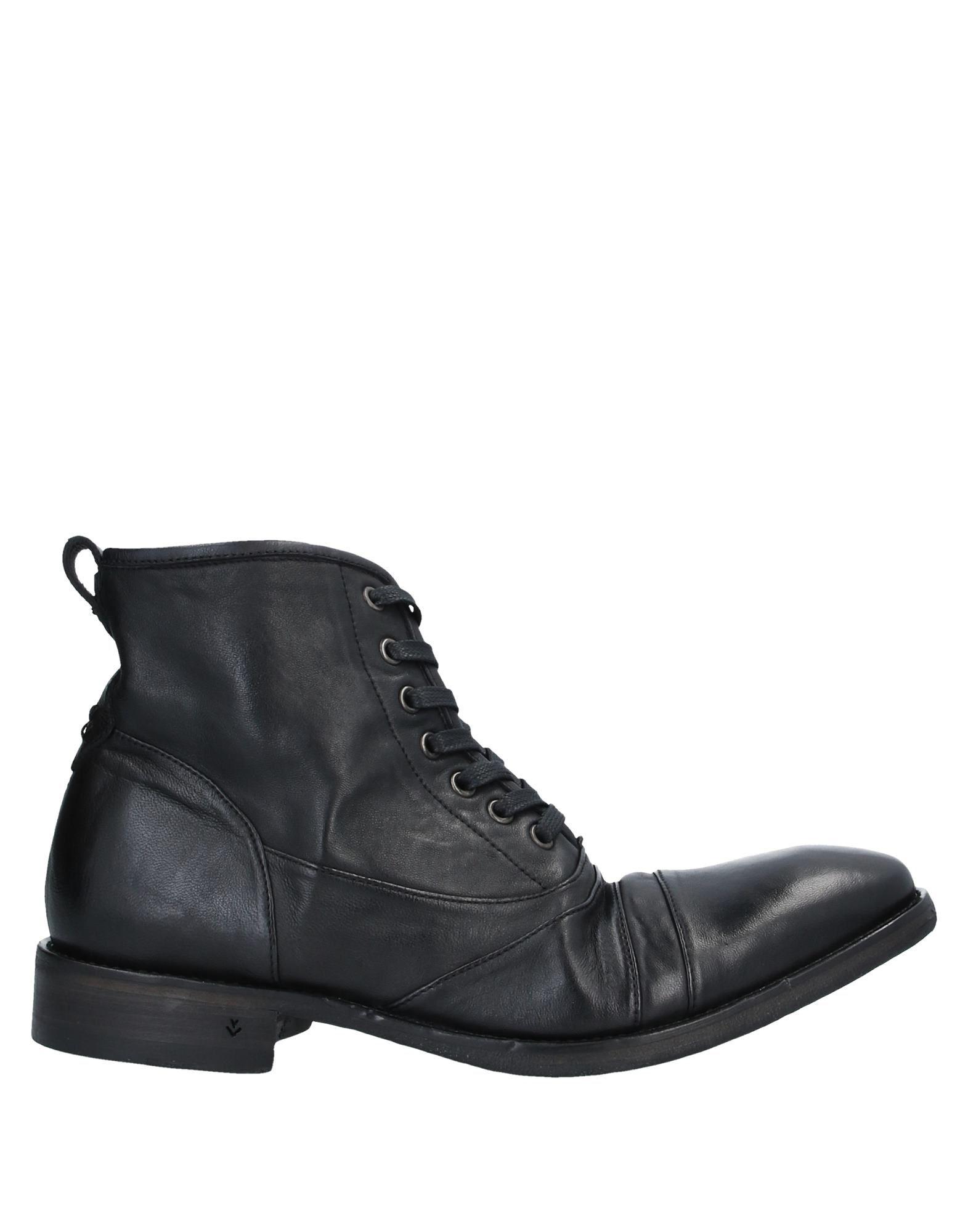John Varvatos Leather Ankle Boots in Black for Men - Lyst