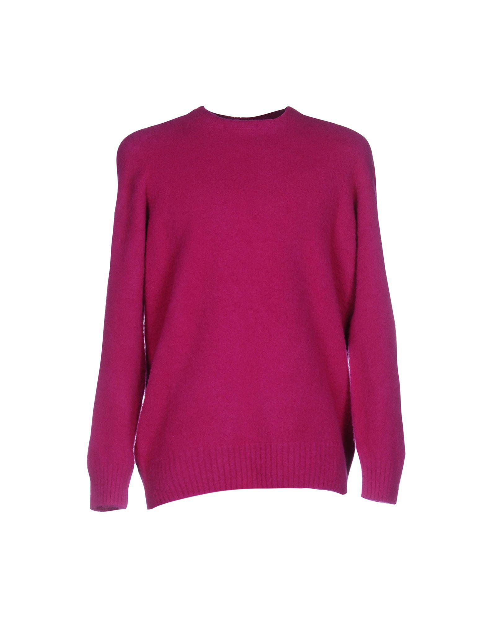Drumohr Wool Sweater in Fuchsia (Purple) for Men - Lyst