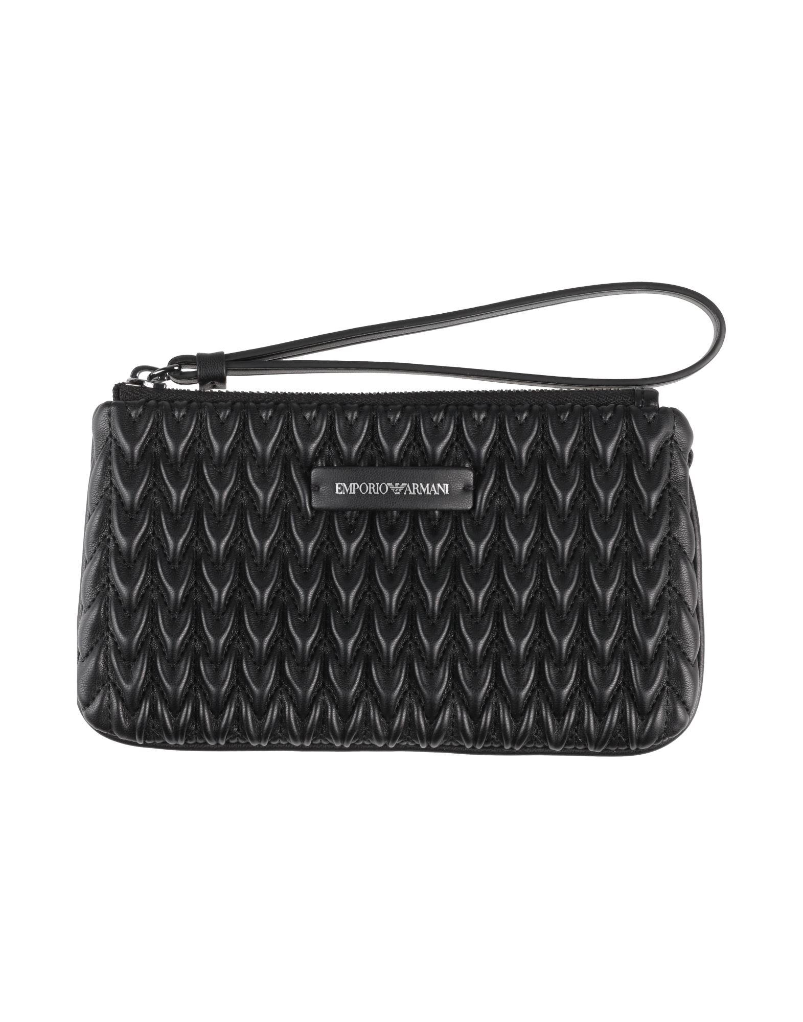 Emporio Armani Pouch in Black Lyst UK