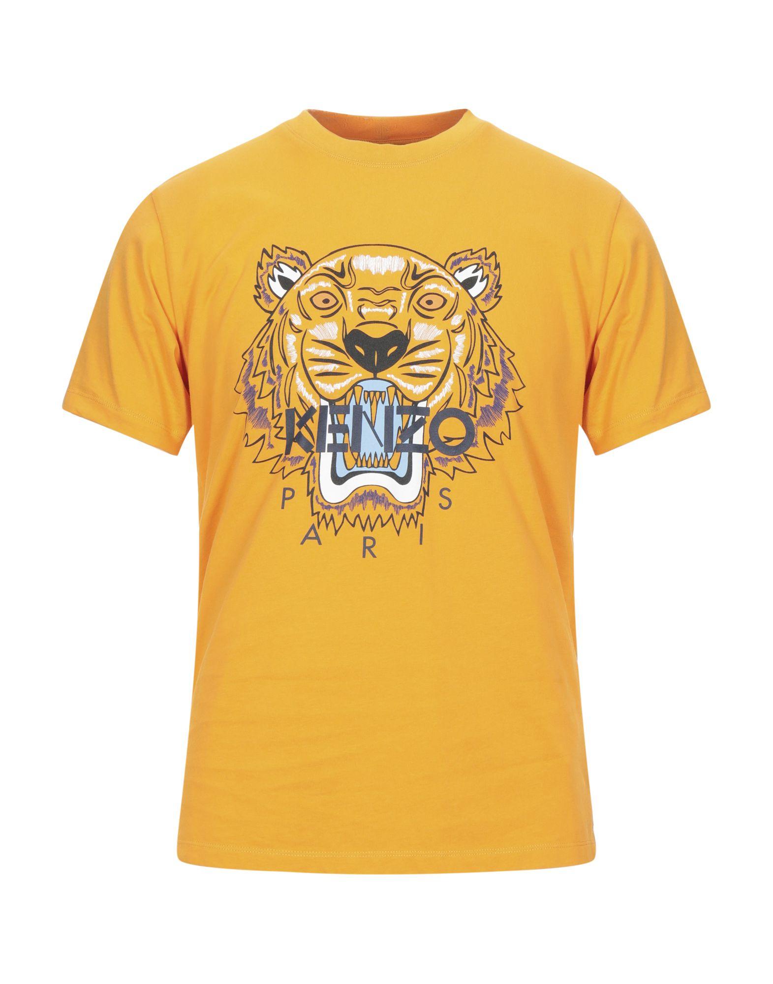 KENZO T-shirt in Yellow for Men | Lyst
