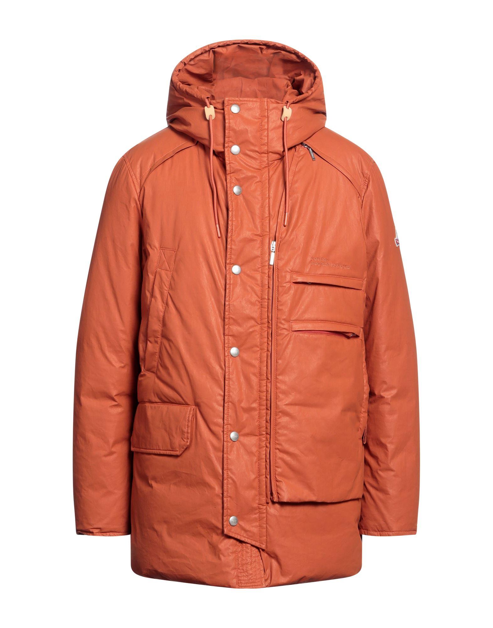 Holubar Down Jacket in Orange for Men | Lyst