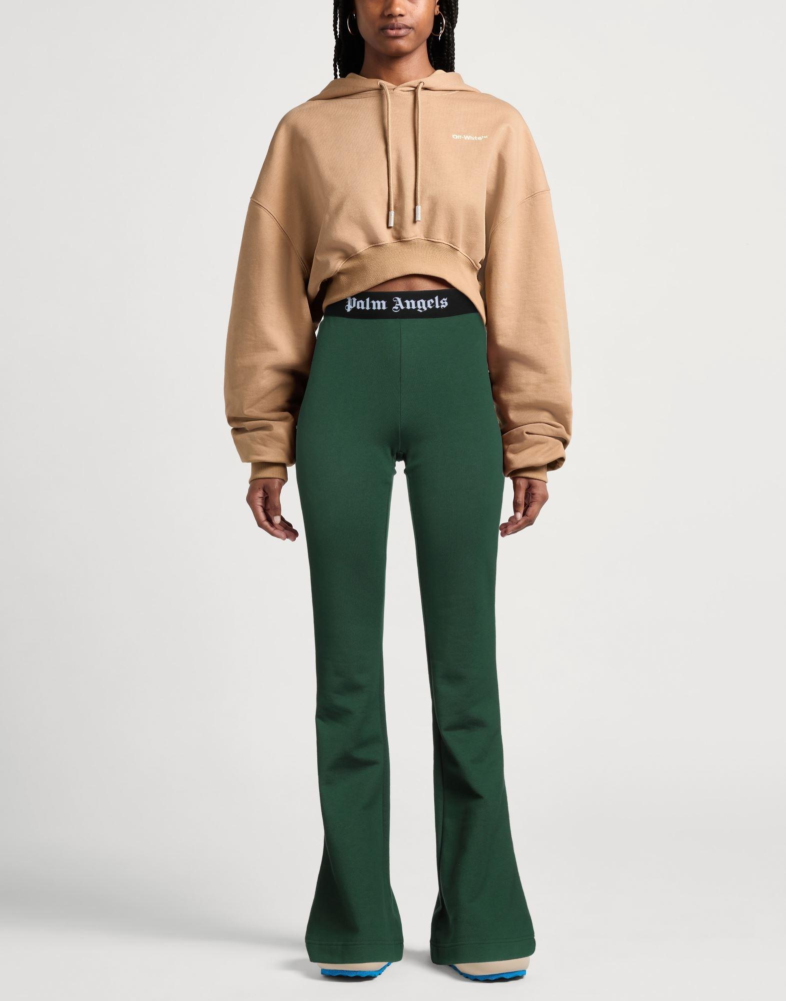 パンツ PALM ANGELS Women Straight Pants PWYB030 GREY Palm Angels Curved Logo Print Sweatpants | Grey | FARFETCH