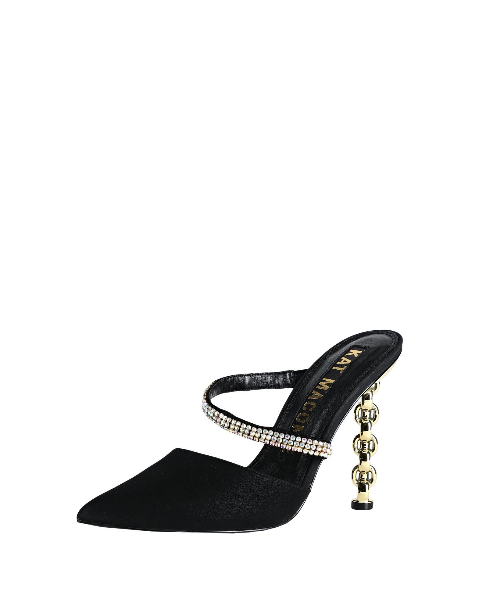 Escarpins Kat Maconie Seren - Noir Cuir, Taille 37 (US 6, UK 4), Neufs Avec Boîte