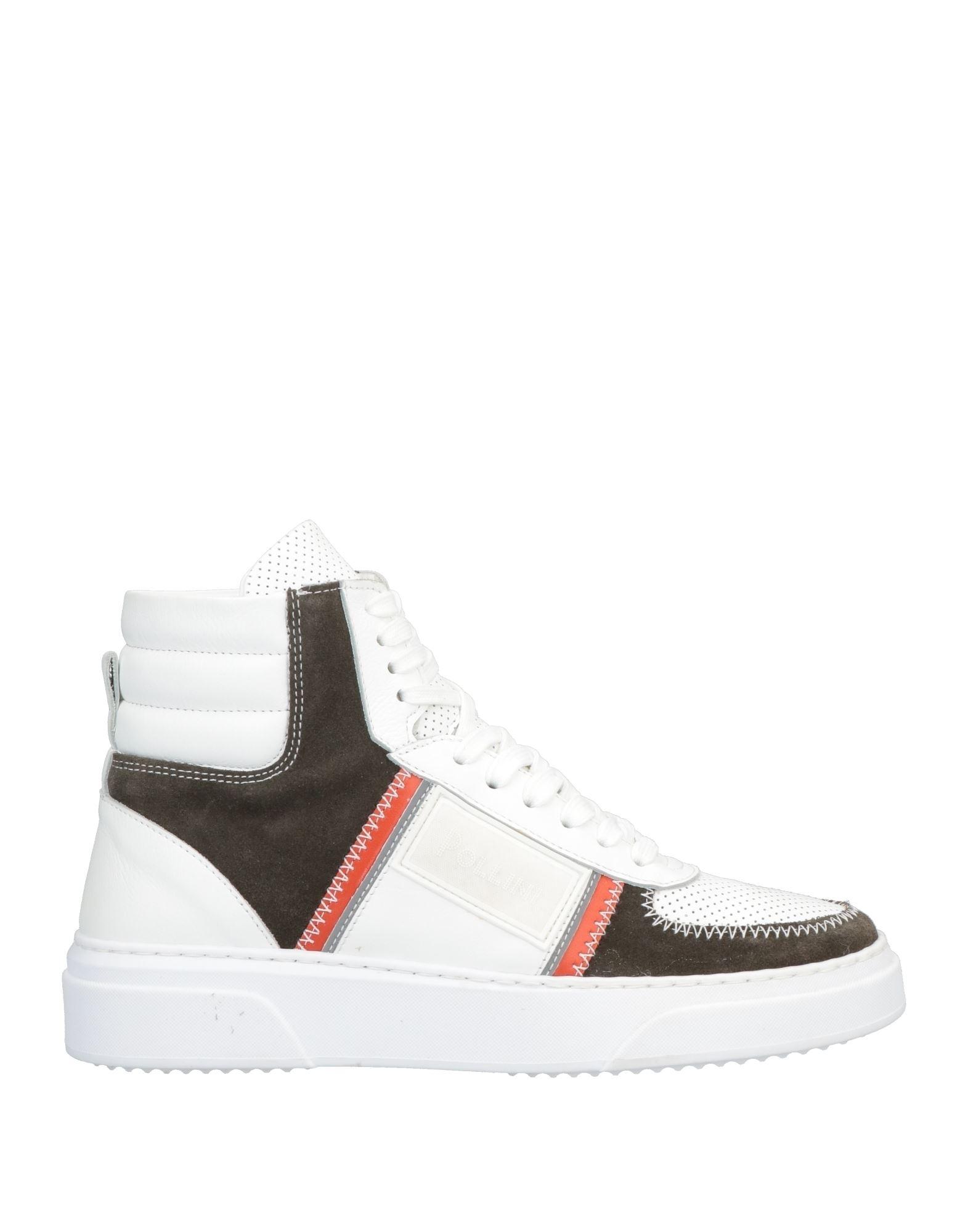 Pollini Leather Trainers in White for Men | Lyst