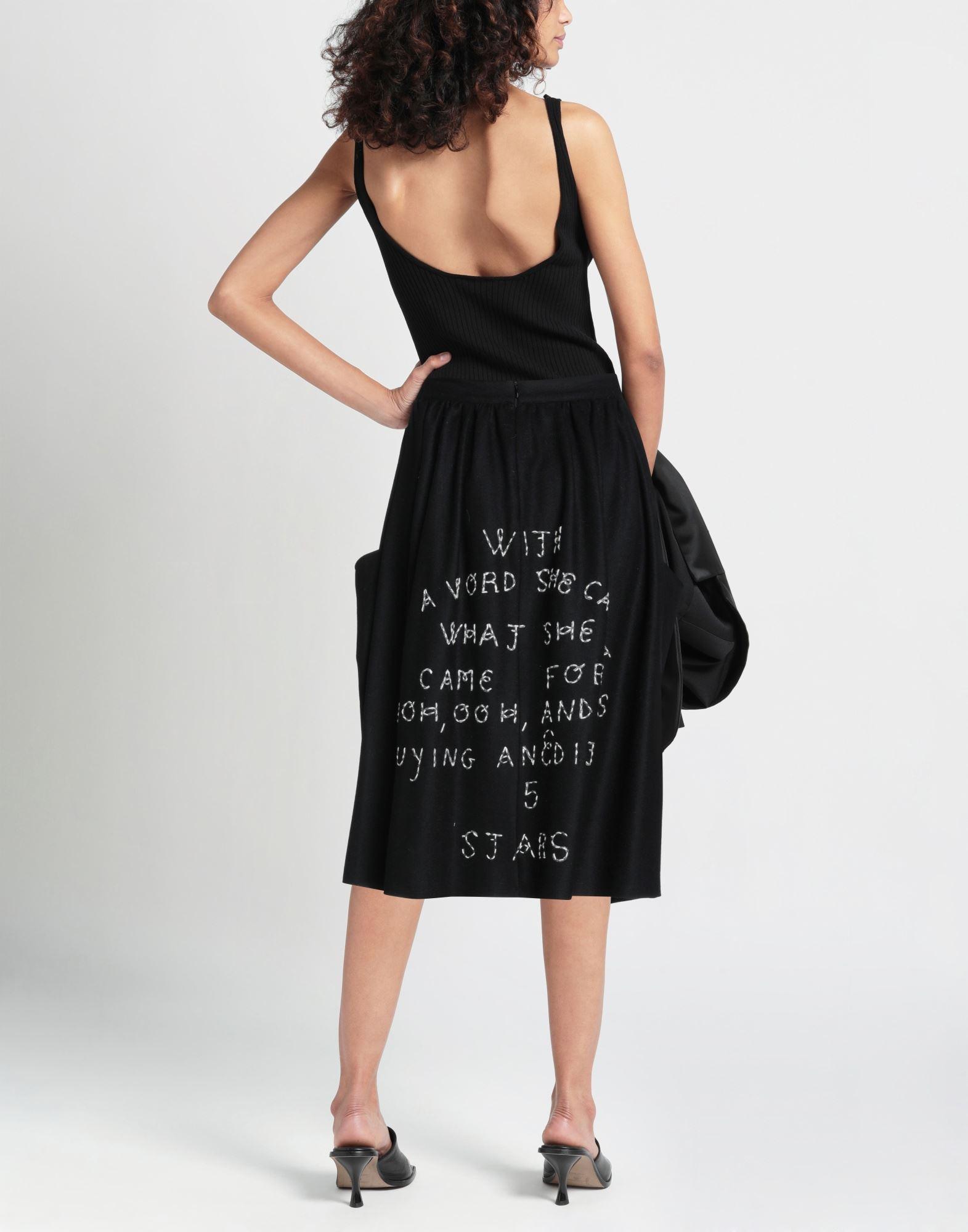 Saucony Midi Skirt in Black Lyst