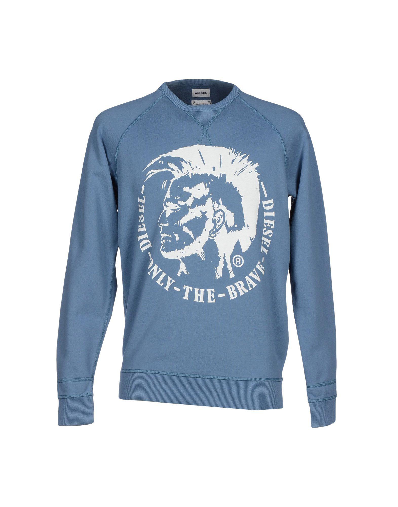 diesel blue sweatshirt