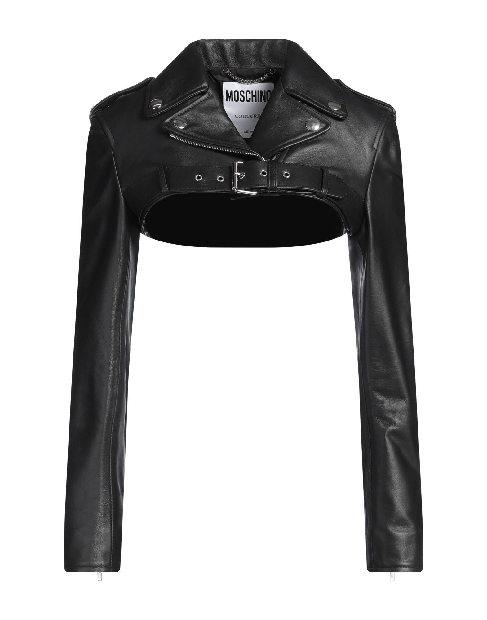 Moschino Leather jackets for Women | Online Sale up to 80