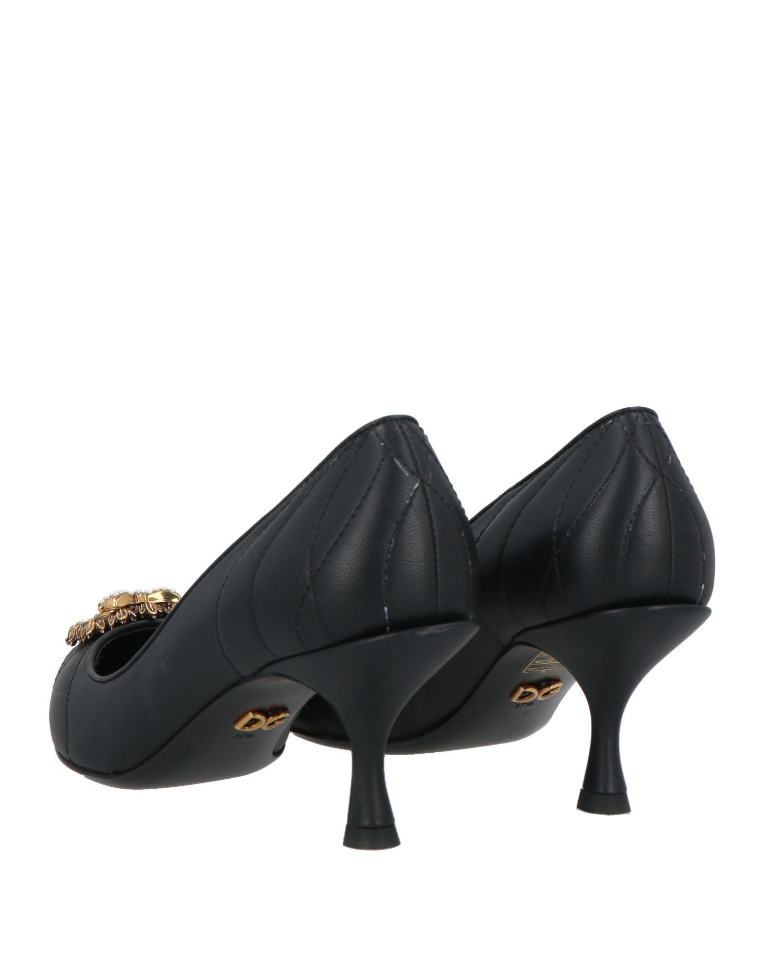 Dolce Gabbana Pumps Lambskin in Black Lyst UK