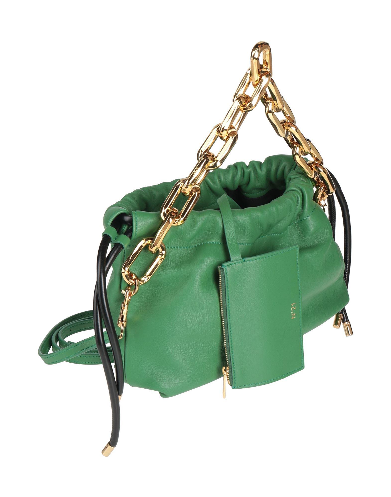 N° 21 Woman Handbag Green 23IBP0964NP01 v001 Green N°21 Bags for Women | Lyst