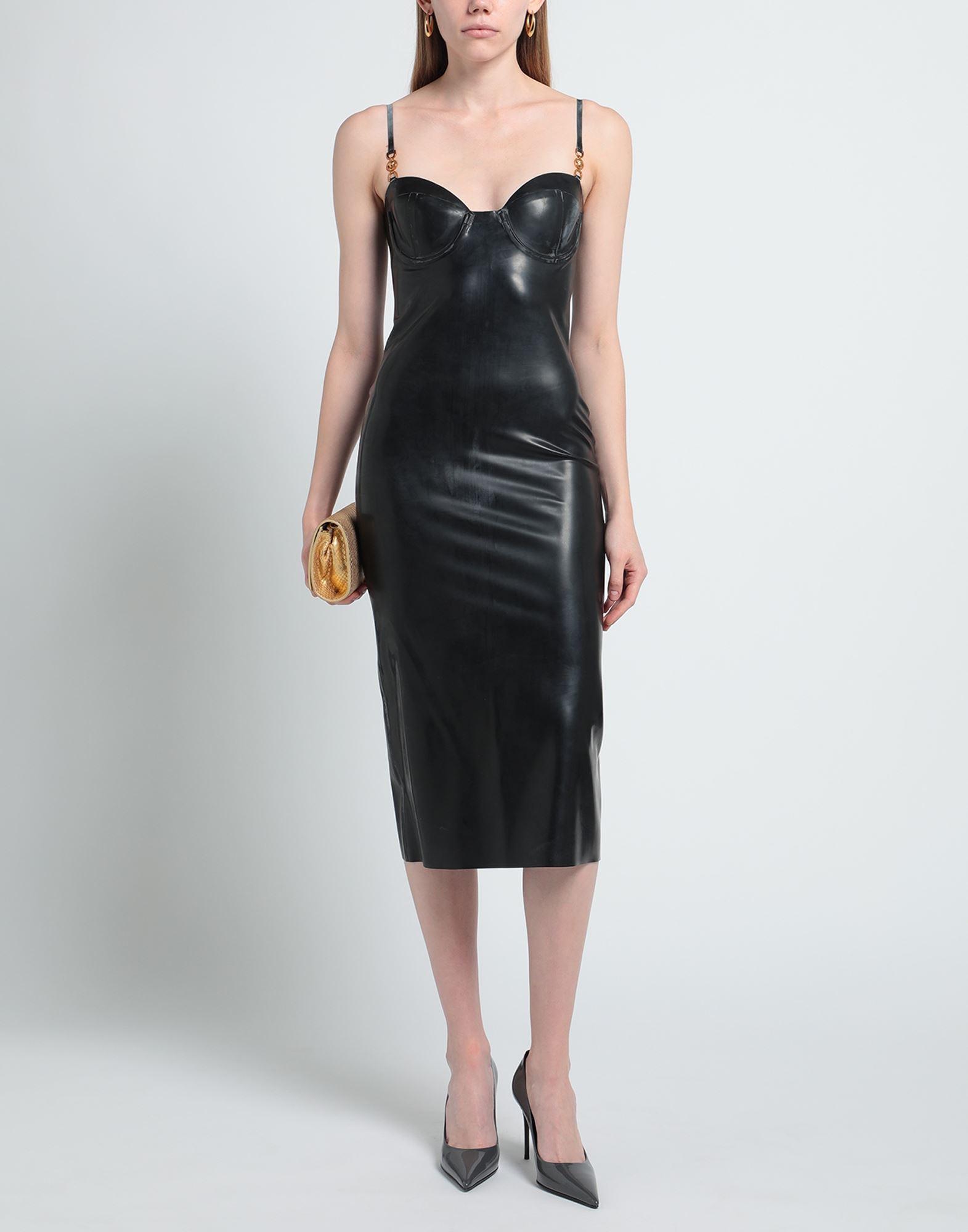 Versace Leather Dresses for Women | Lyst