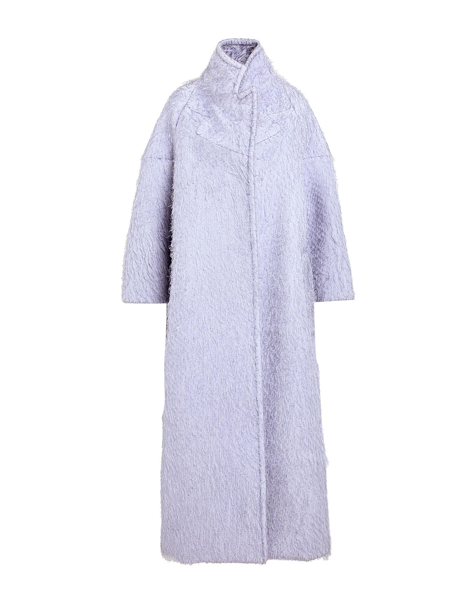 Tessuto Cappotto Quadri Lilla Cappotto A Quadri Lilla