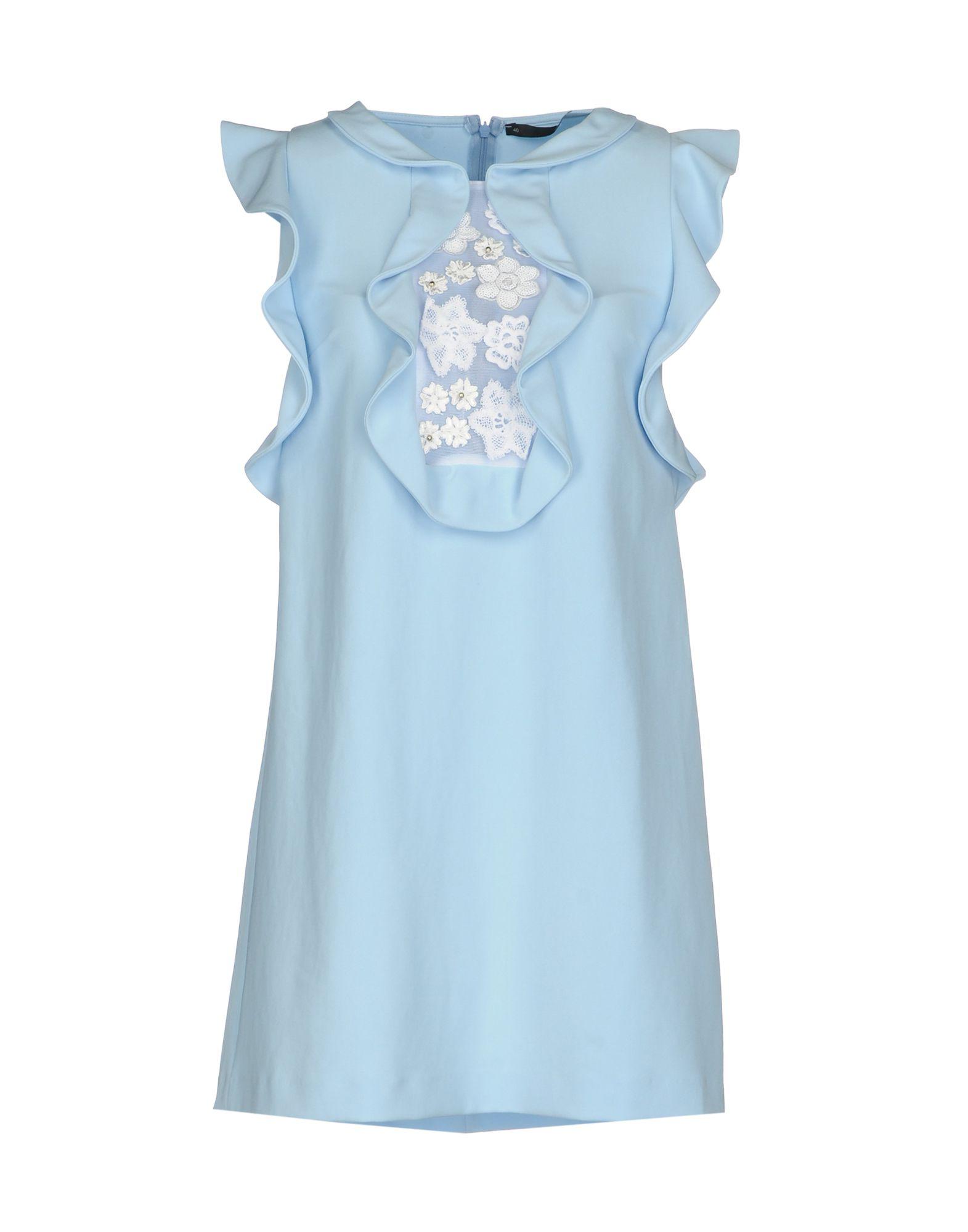 Annarita N. Lace Short Dress in Sky Blue (Blue) - Lyst