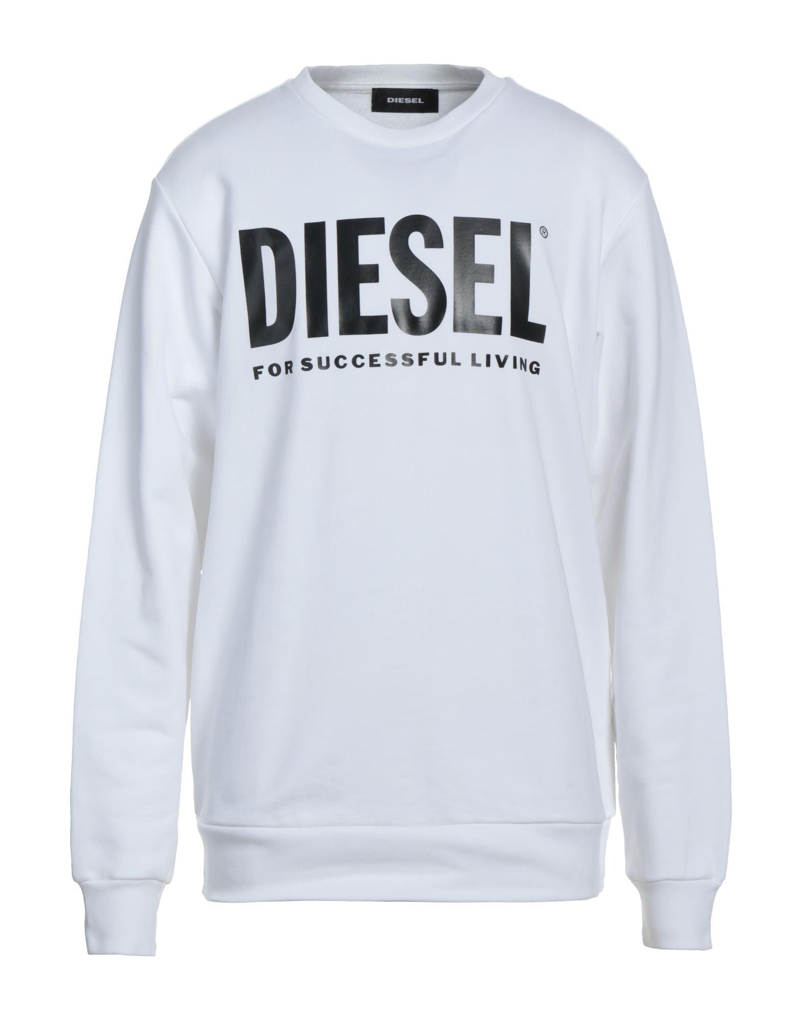 DIESEL Sweatshirt in White for Men | Lyst