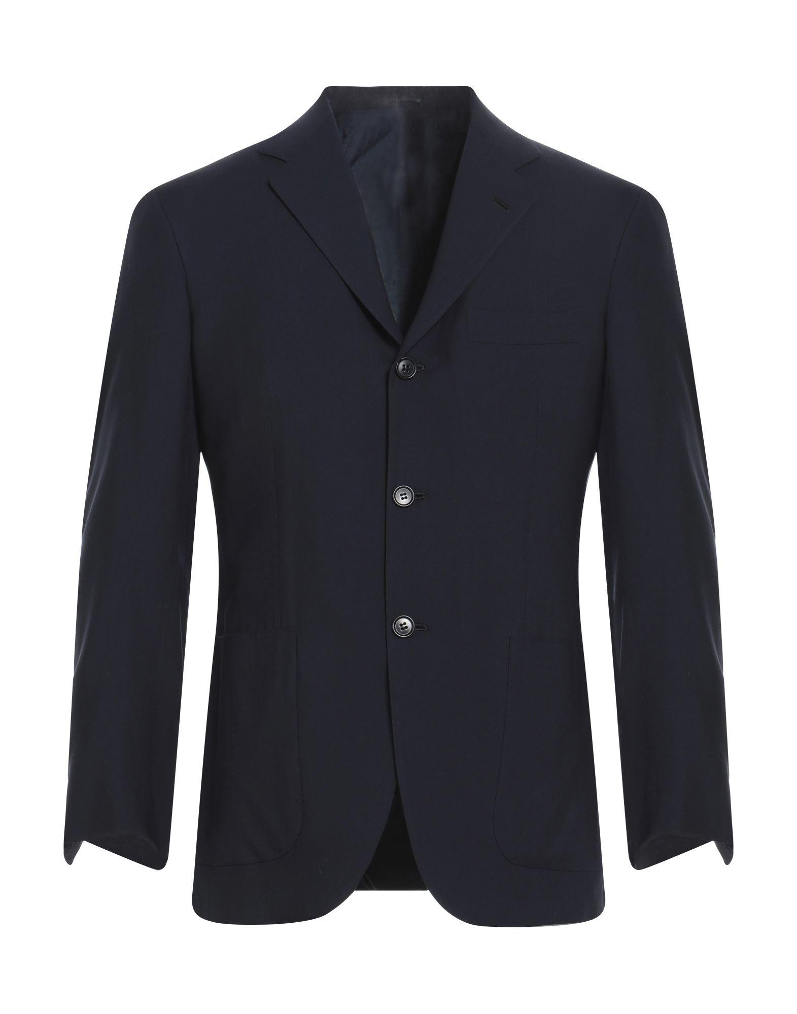 Kiton Suit Jacket in Blue for Men | Lyst